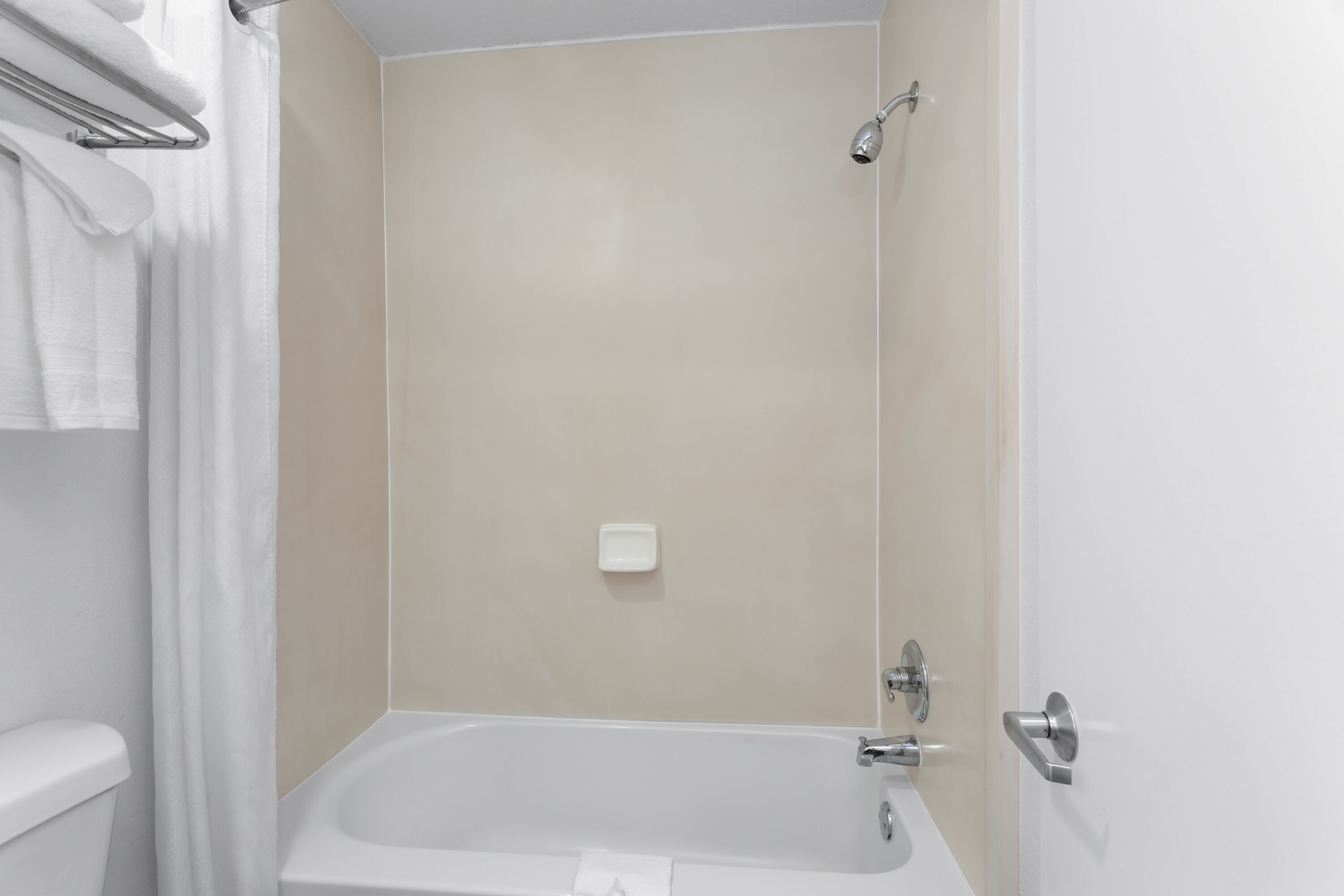 Guest room bath at the PaddleTail Waterfront Lodge, Trademark Collection by Wyndham in Crystal River, Florida