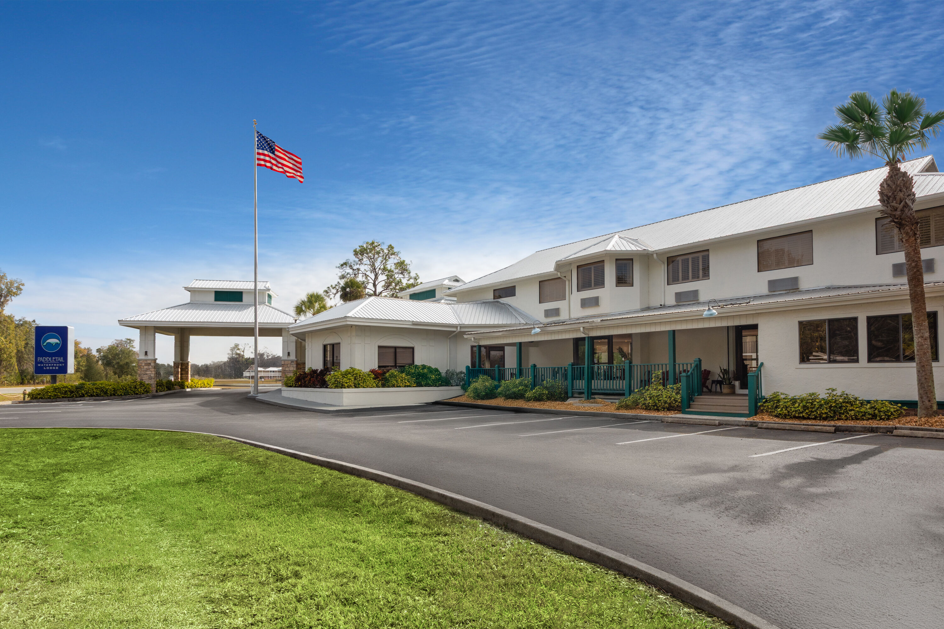 Exterior Day Image of PaddleTail Waterfront Lodge, Trademark Collection by Wyndham hotel in Crystal River, Florida