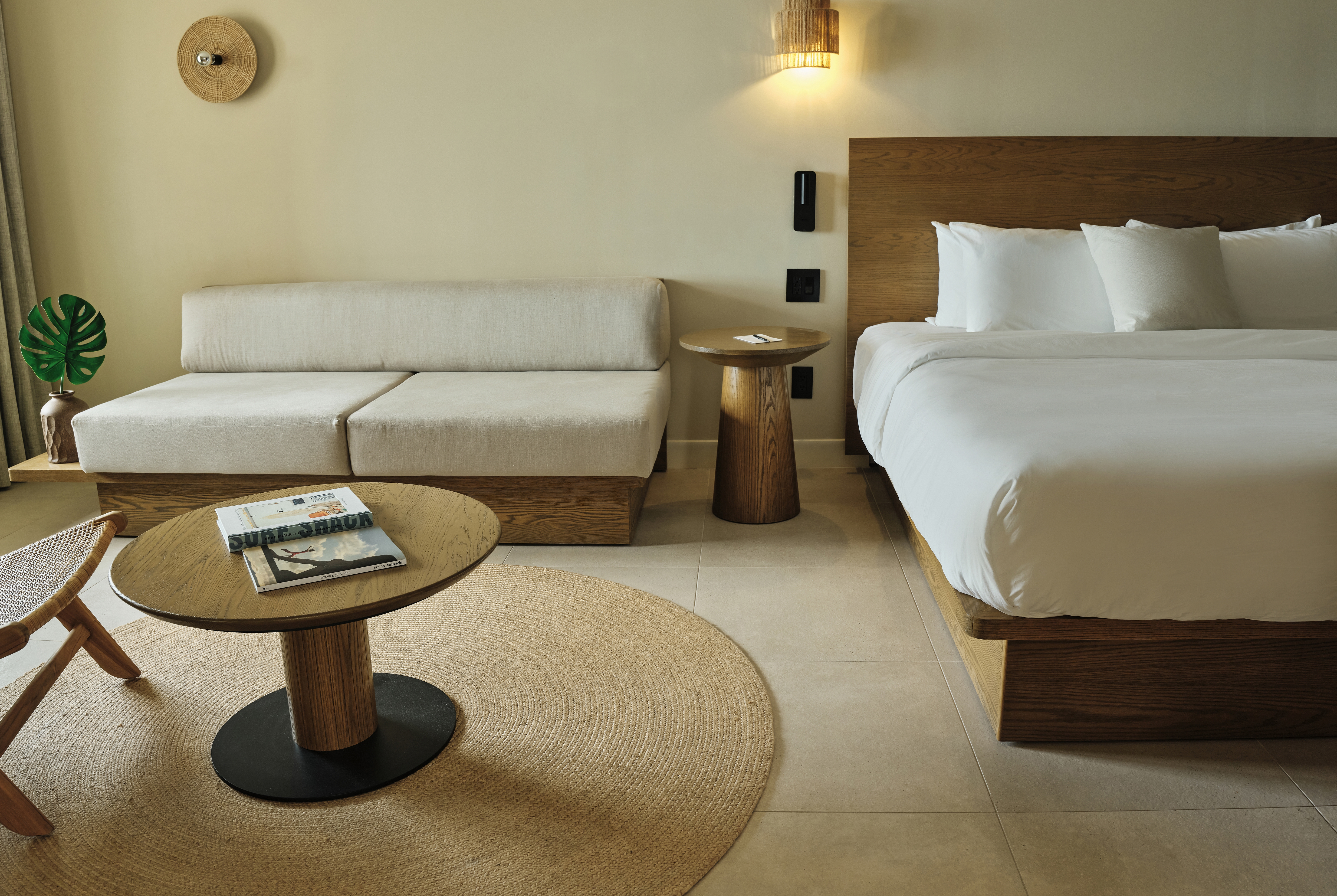 Guest room at the Ambros Daytona, Trademark Collection by Wyndham in Daytona Beach, Florida