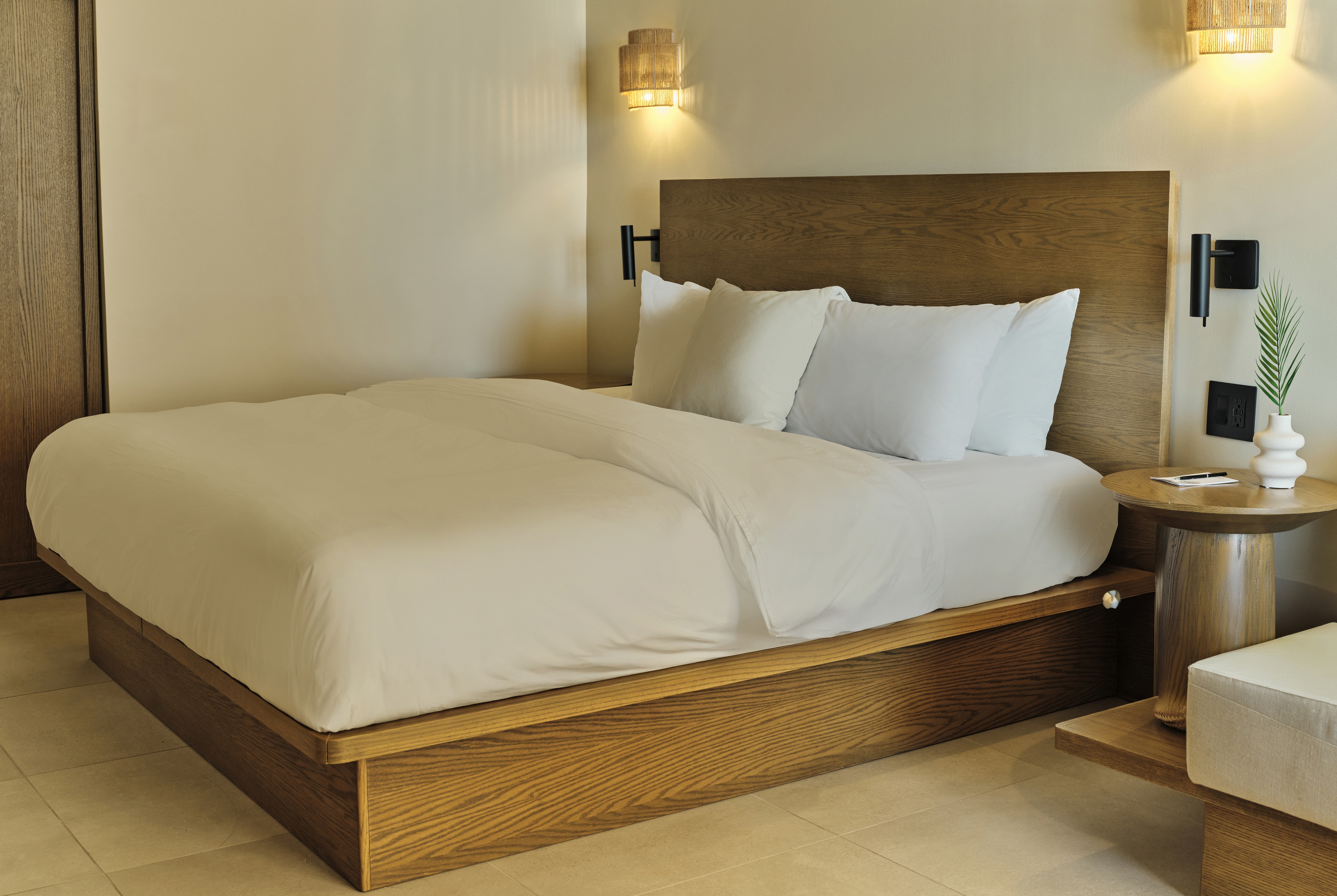 Guest room at the Ambros Daytona, Trademark Collection by Wyndham in Daytona Beach, Florida