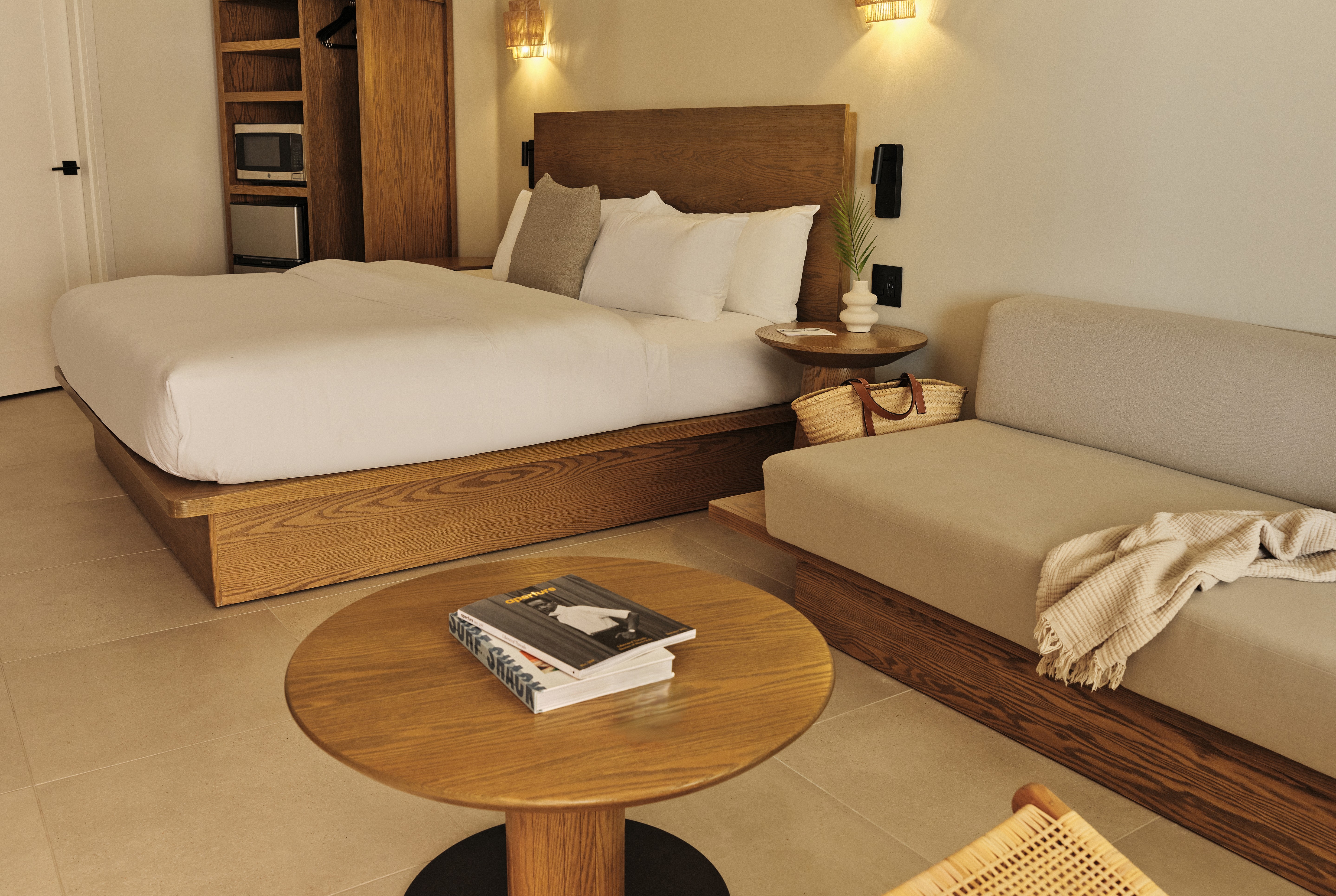 Guest room at the Ambros Daytona, Trademark Collection by Wyndham in Daytona Beach, Florida