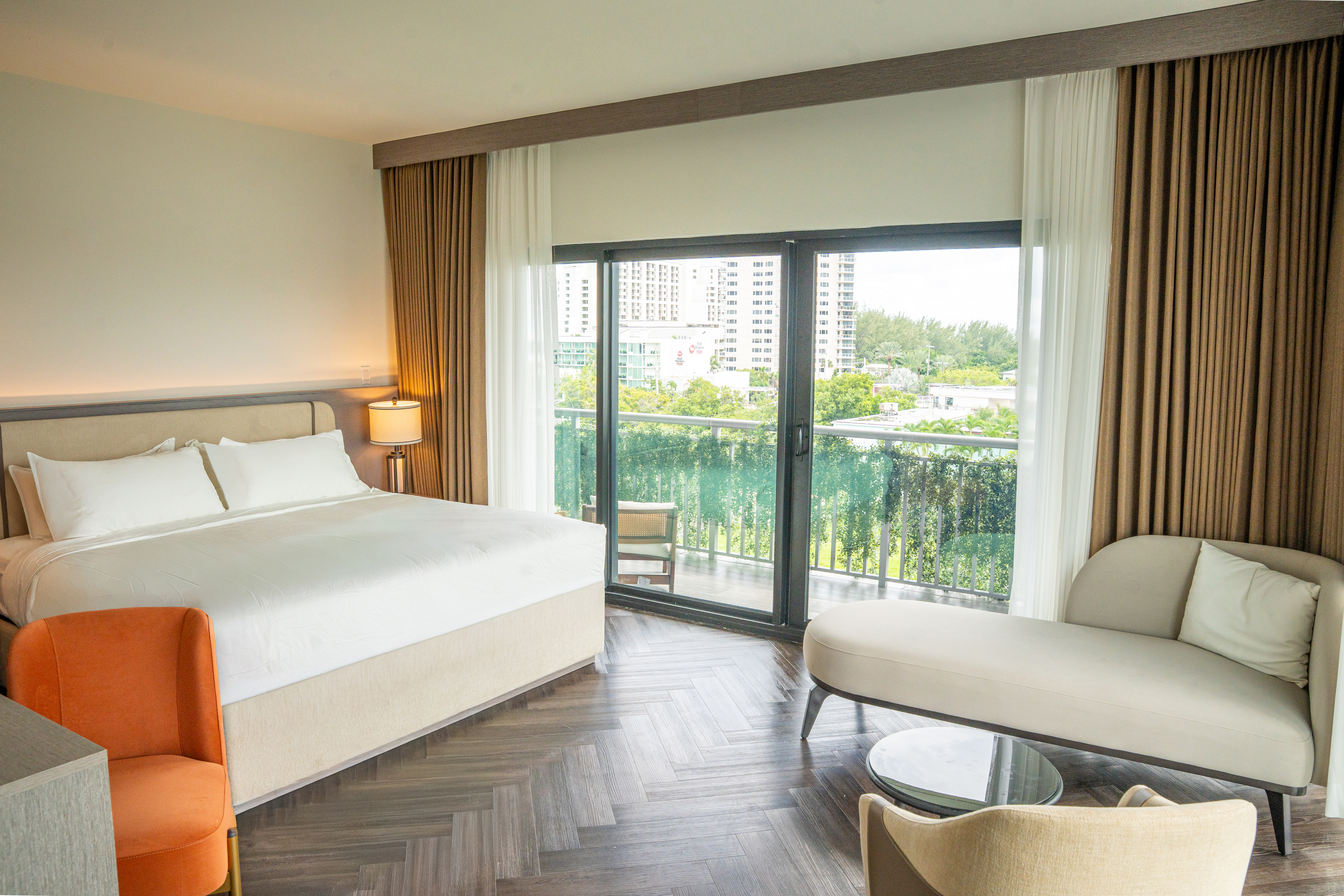 Guest room at the Barley House Hotel, Trademark Collection by Wyndham in Fort Lauderdale, Florida