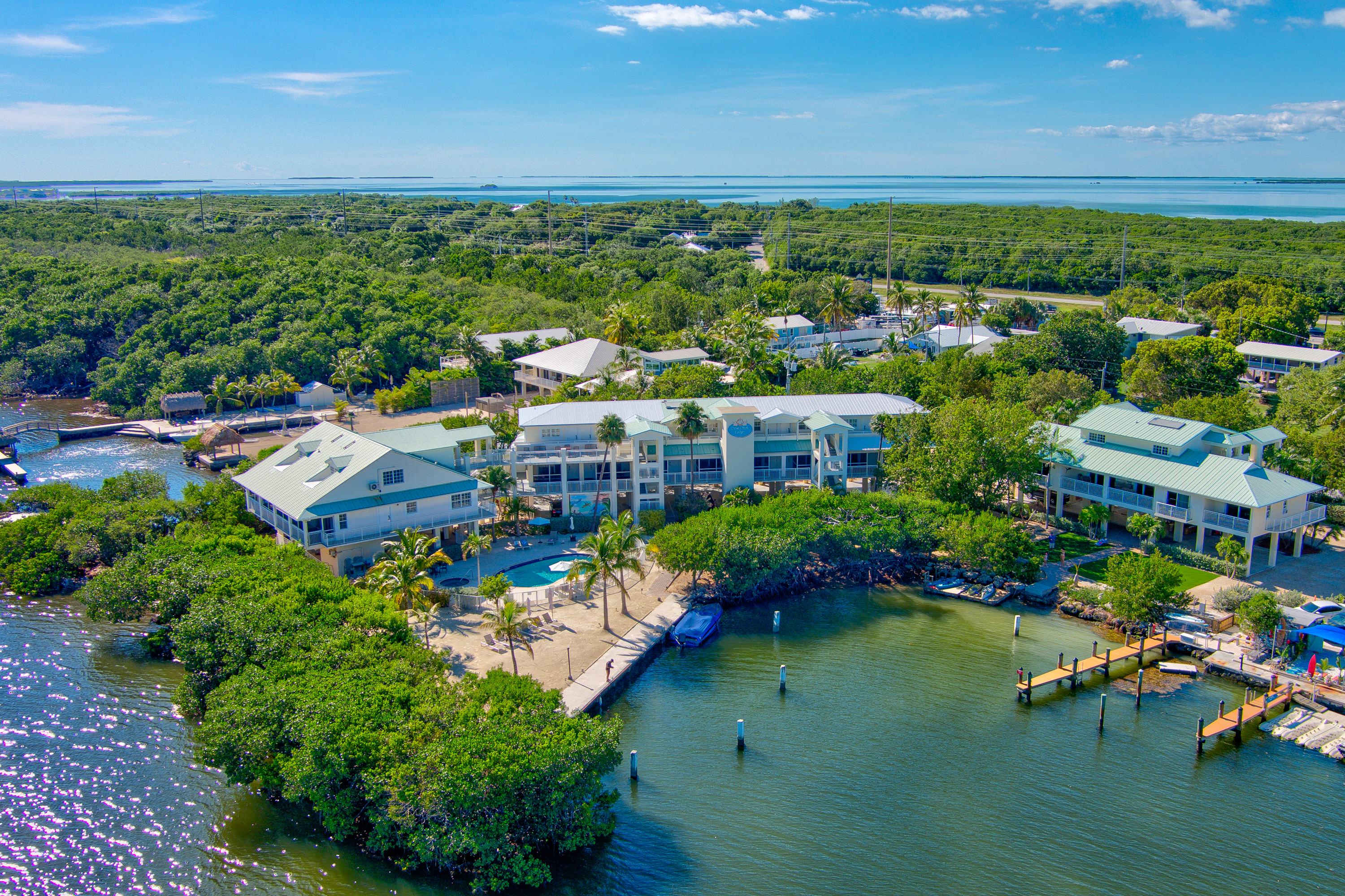 Exterior of Dove Creek Resort & Marina, Trademark Collection by Wyndham hotel in Key Largo, Florida