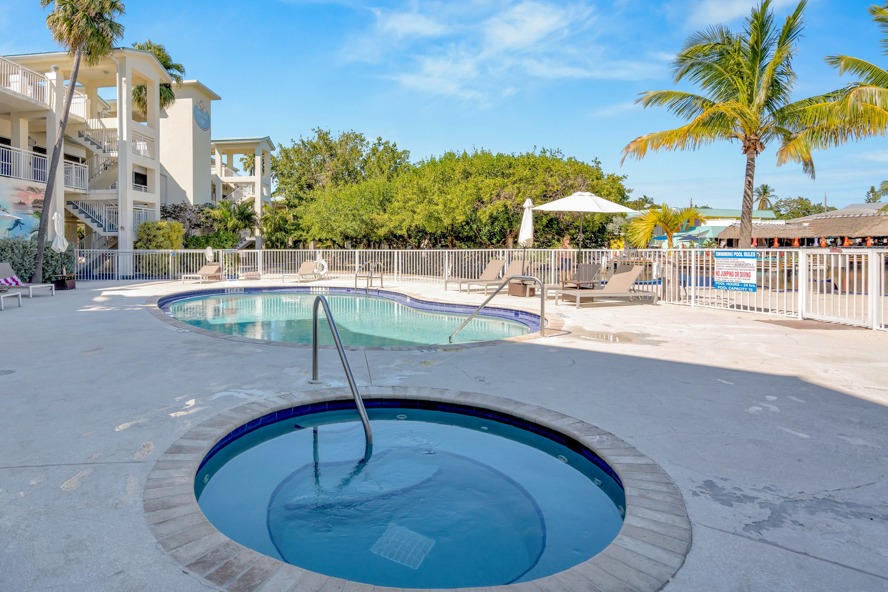 Pool at the Dove Creek Resort & Marina, Trademark Collection by Wyndham in Key Largo, Florida