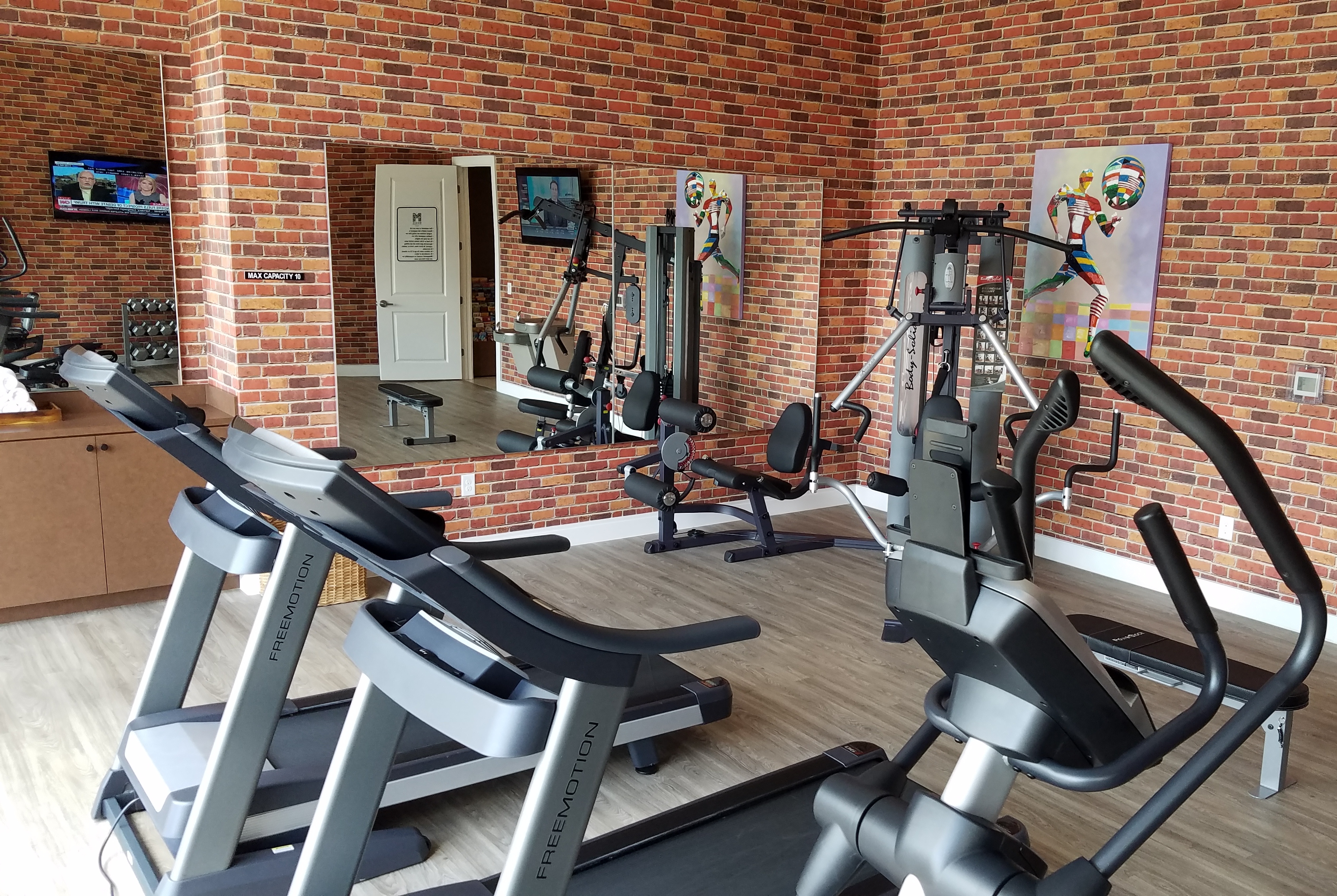 Fitness room at Magic Village Yards, Trademark Collection by Wyndham in Kissimmee, Florida