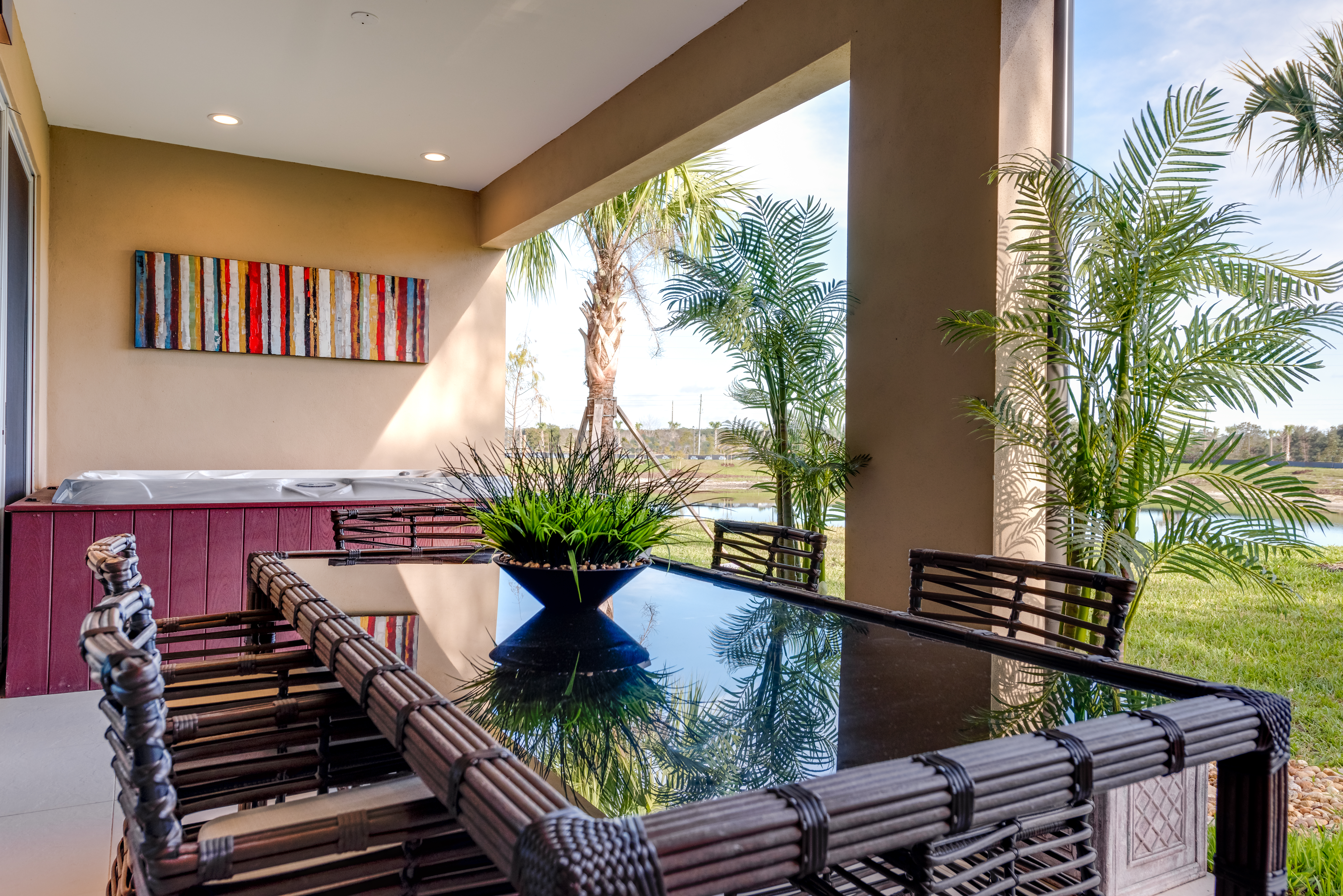 Guest room at the Magic Village Yards, Trademark Collection by Wyndham in Kissimmee, Florida