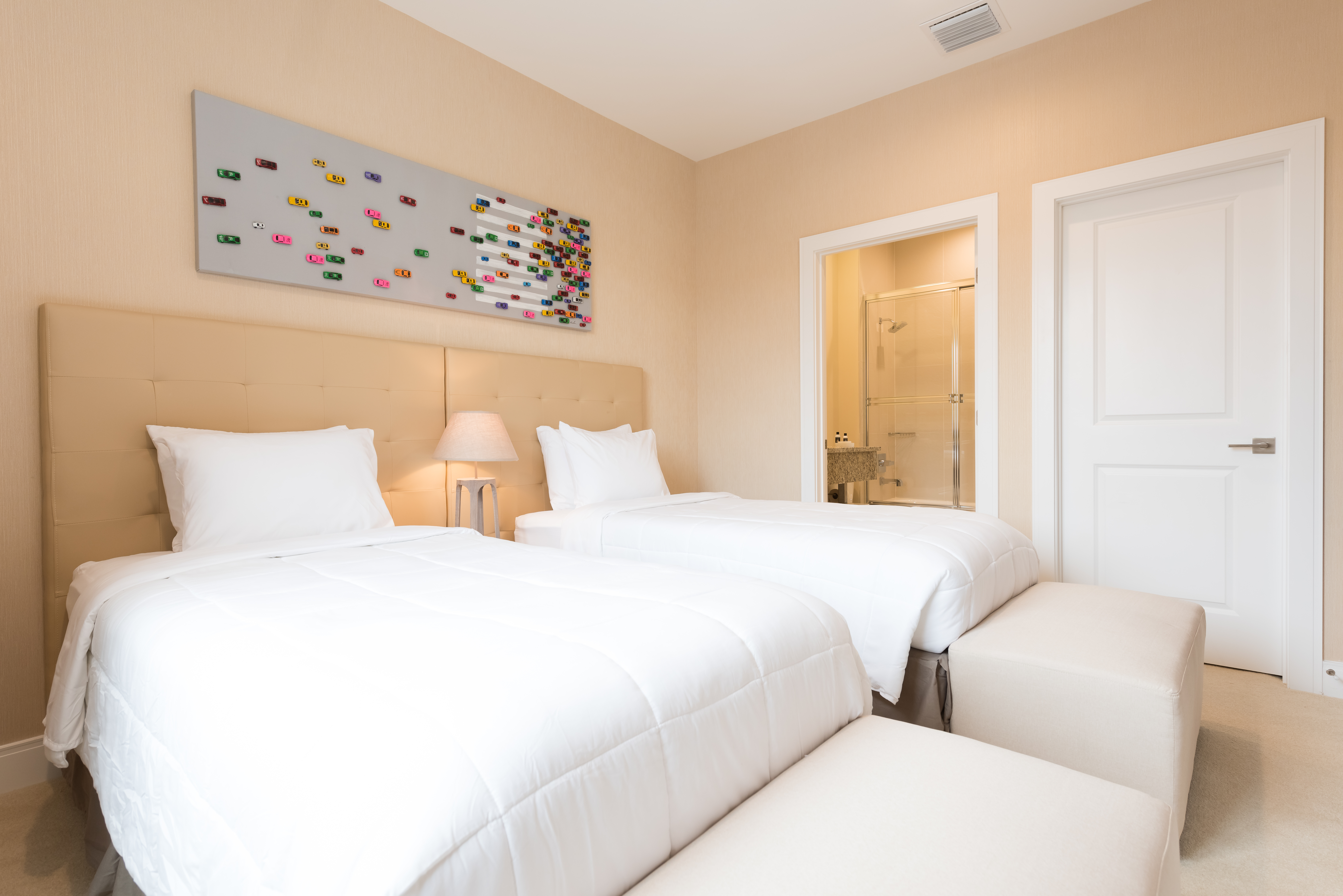 Guest room at the Magic Village Yards, Trademark Collection by Wyndham in Kissimmee, Florida
