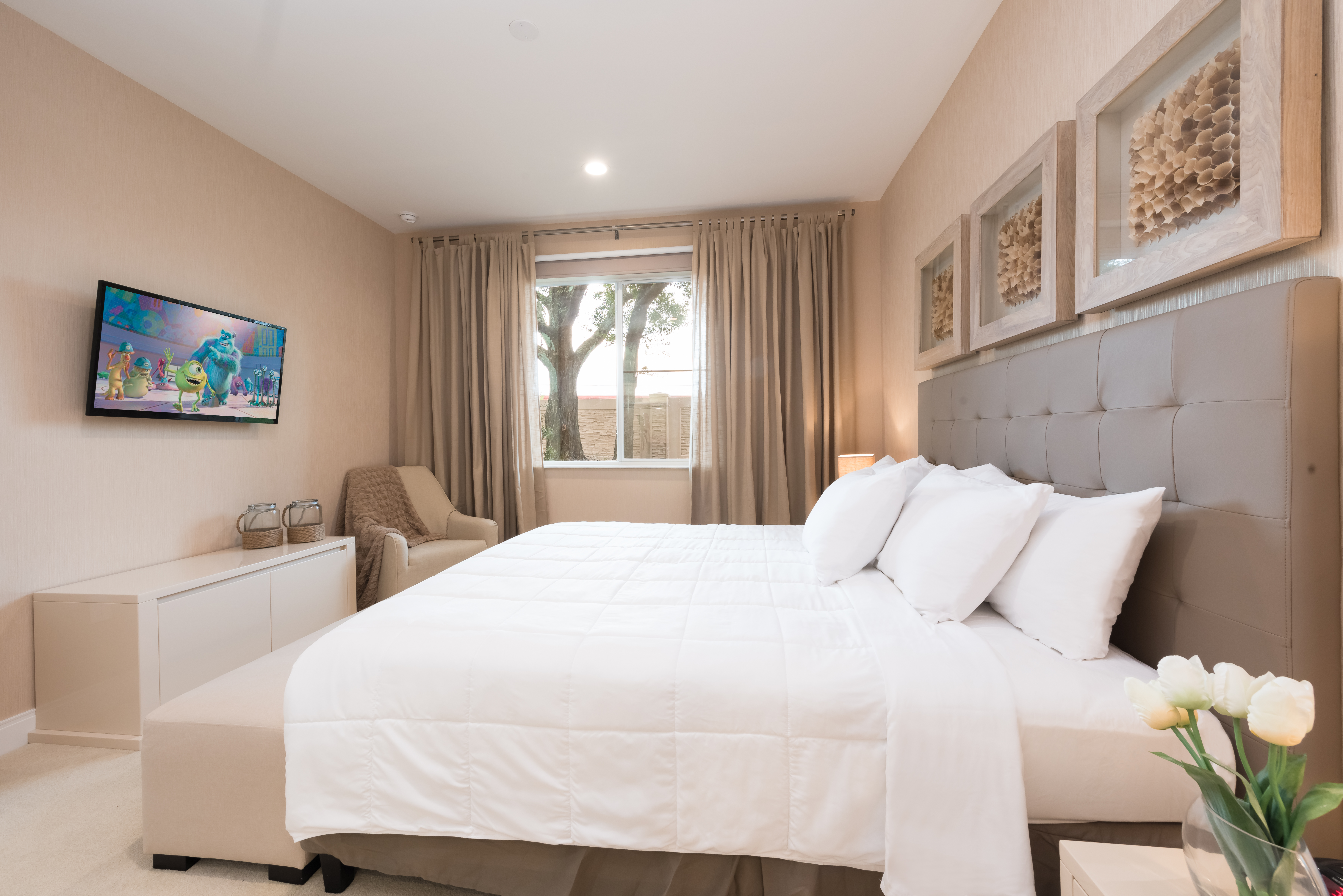 Guest room at the Magic Village Yards, Trademark Collection by Wyndham in Kissimmee, Florida