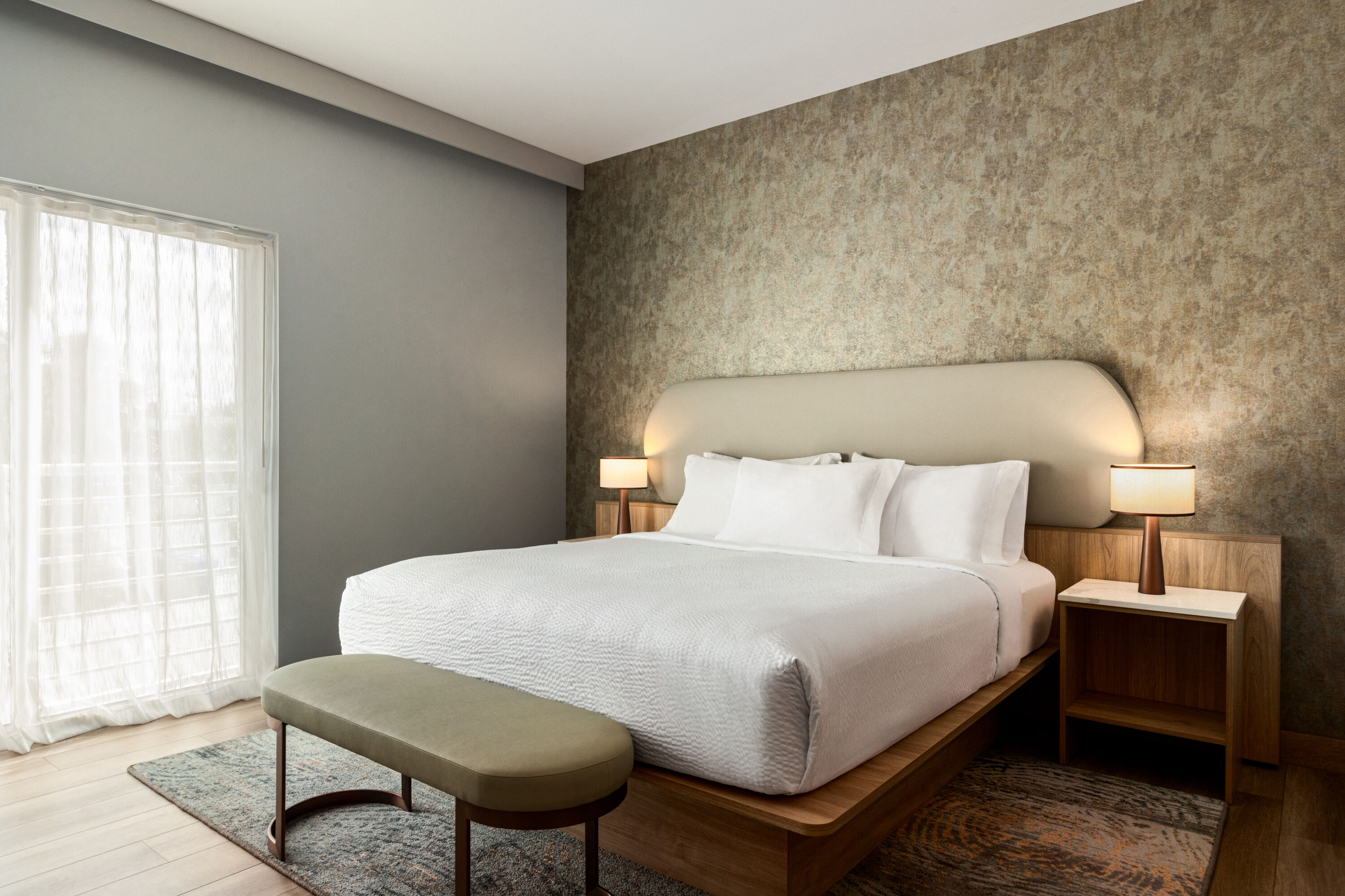 Guest room at the Sea Glass Beach Place, Trademark Collection by Wyndham in Lauderdale-By-The-Sea, Florida