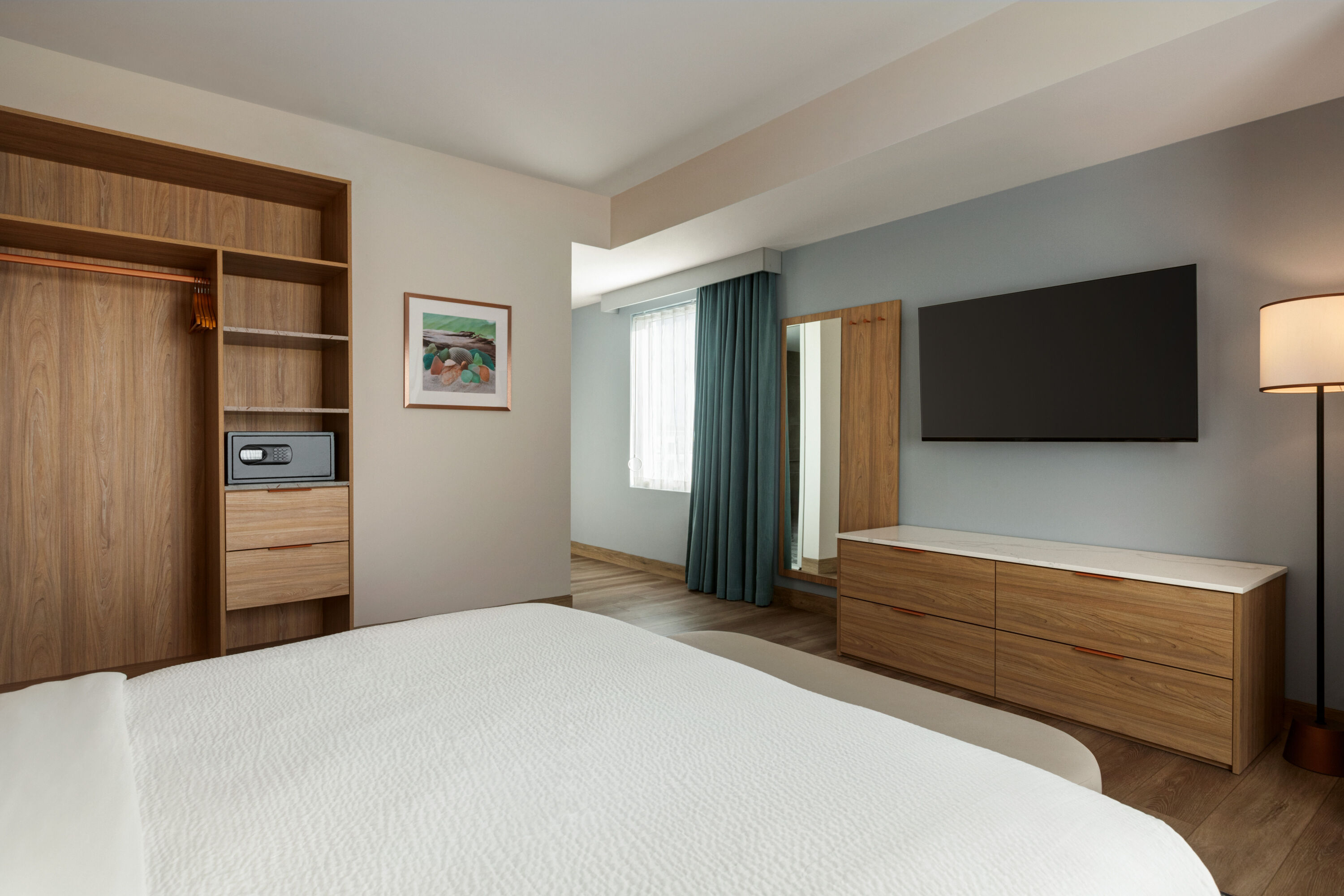 Guest room at the Sea Glass Beach Place, Trademark Collection by Wyndham in Lauderdale-By-The-Sea, Florida