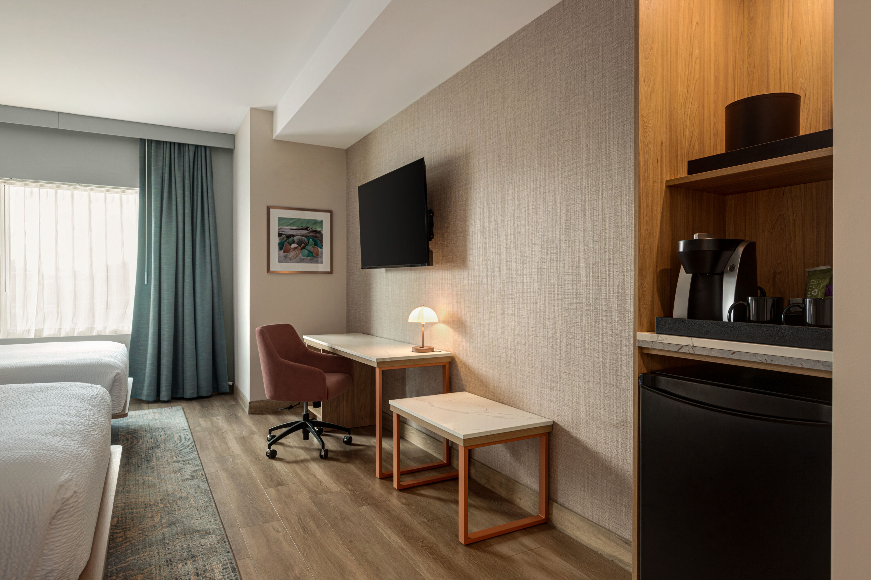 Guest room at the Sea Glass Beach Place, Trademark Collection by Wyndham in Lauderdale-By-The-Sea, Florida