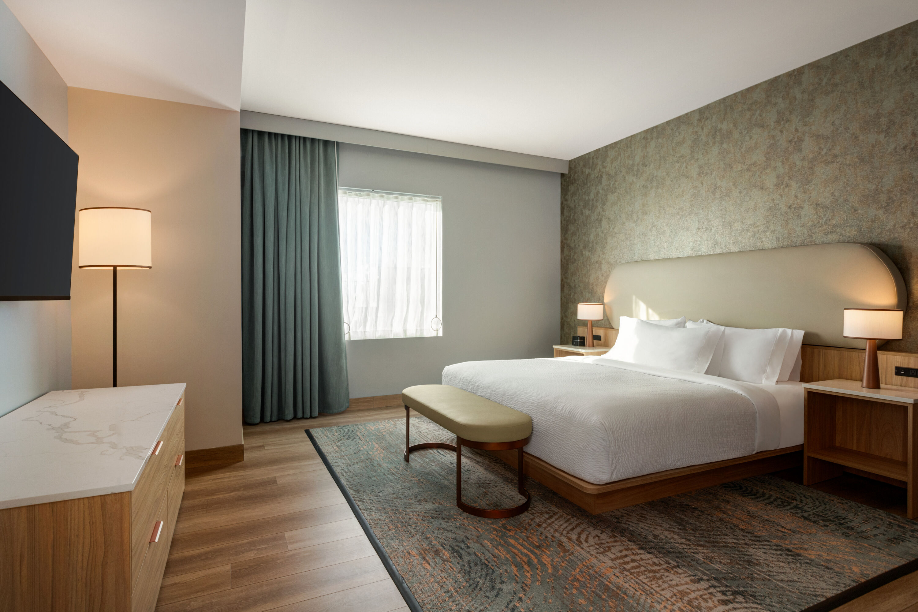 Guest room at the Sea Glass Beach Place, Trademark Collection by Wyndham in Lauderdale-By-The-Sea, Florida