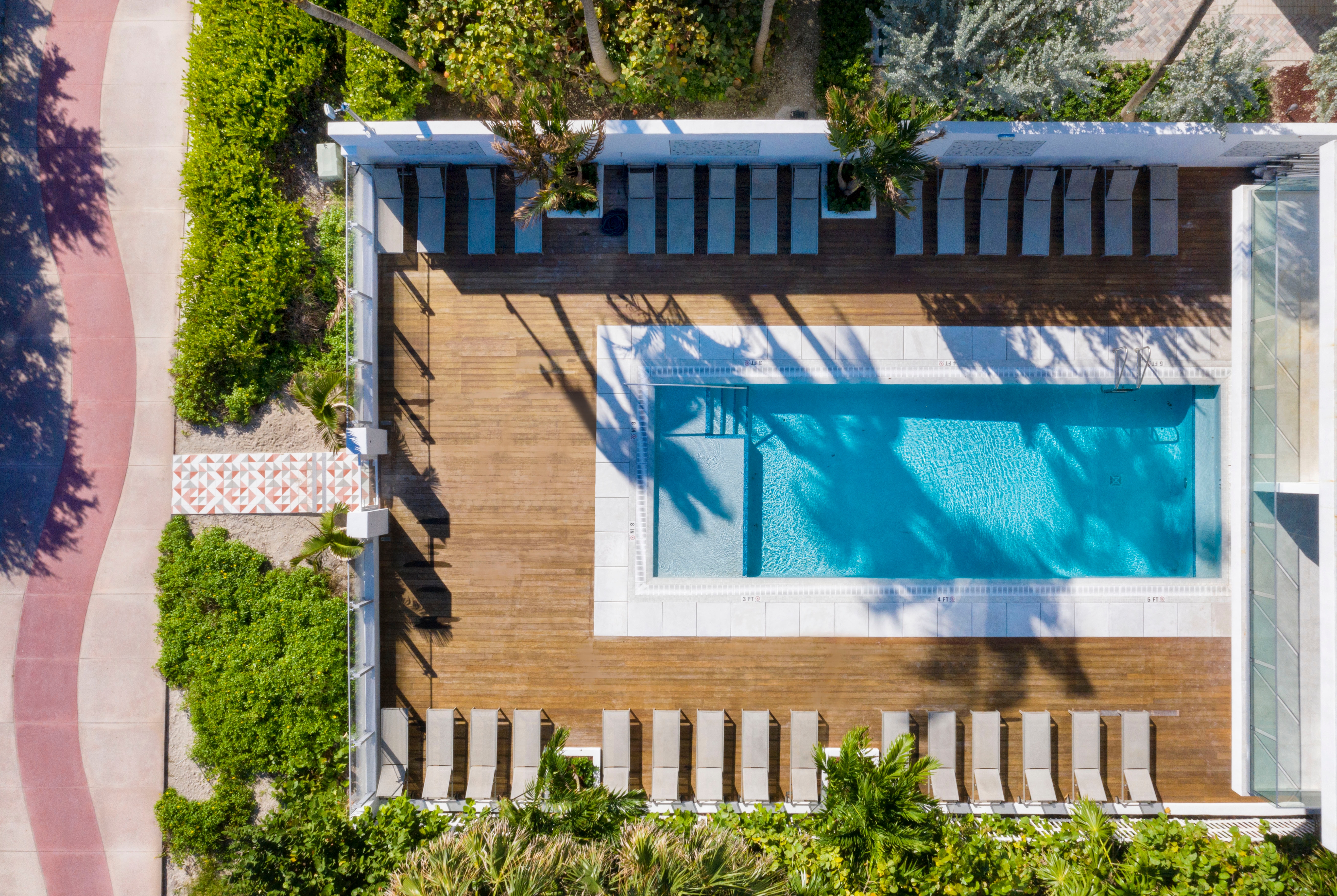 Aerial View of MB Hotel, Trademark Collection by Wyndham hotel in Miami Beach, Florida