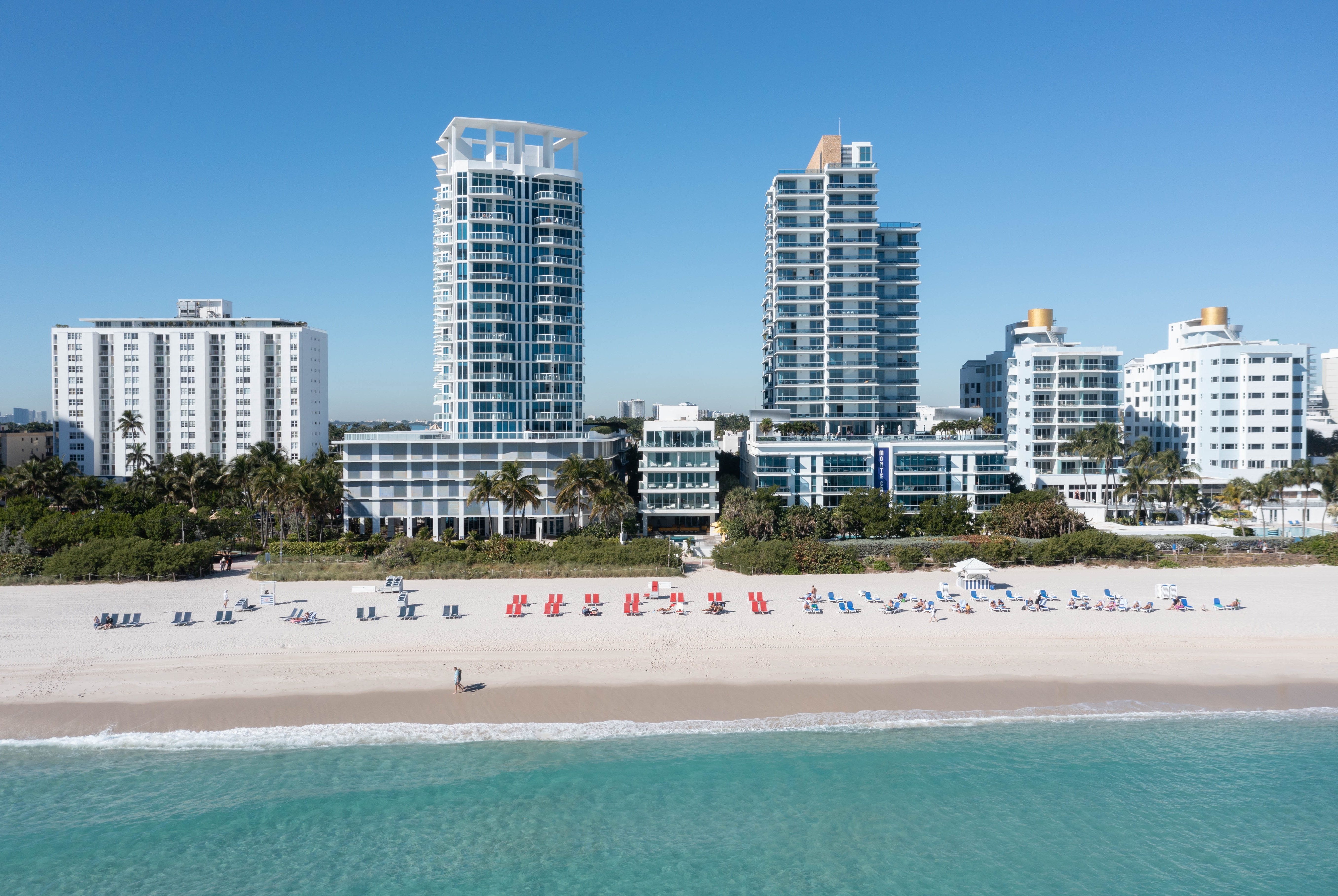 Aerial View of MB Hotel, Trademark Collection by Wyndham hotel in Miami Beach, Florida