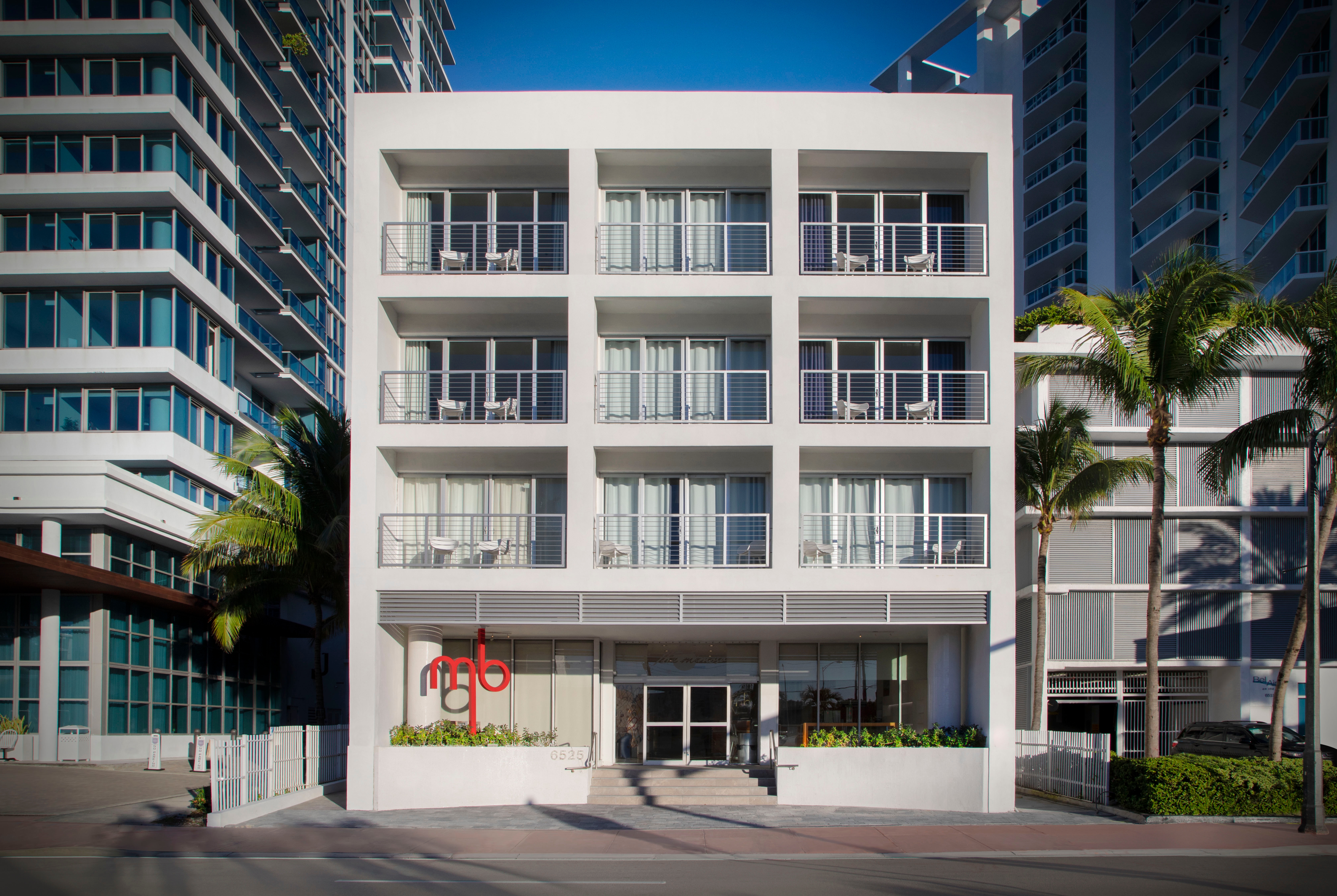 Exterior of MB Hotel, Trademark Collection by Wyndham hotel in Miami Beach, Florida