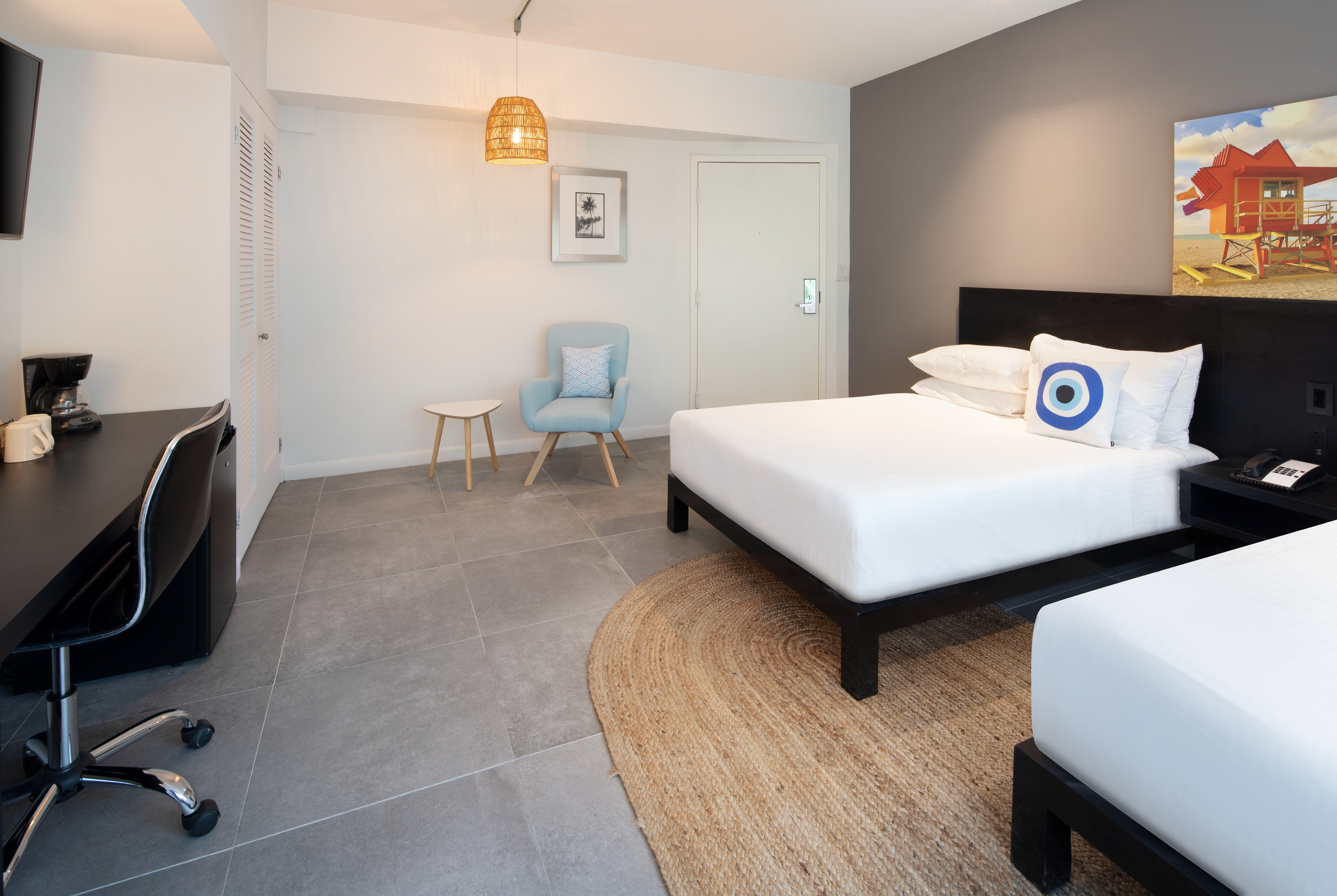 Guest room at the MB Hotel, Trademark Collection by Wyndham in Miami Beach, Florida