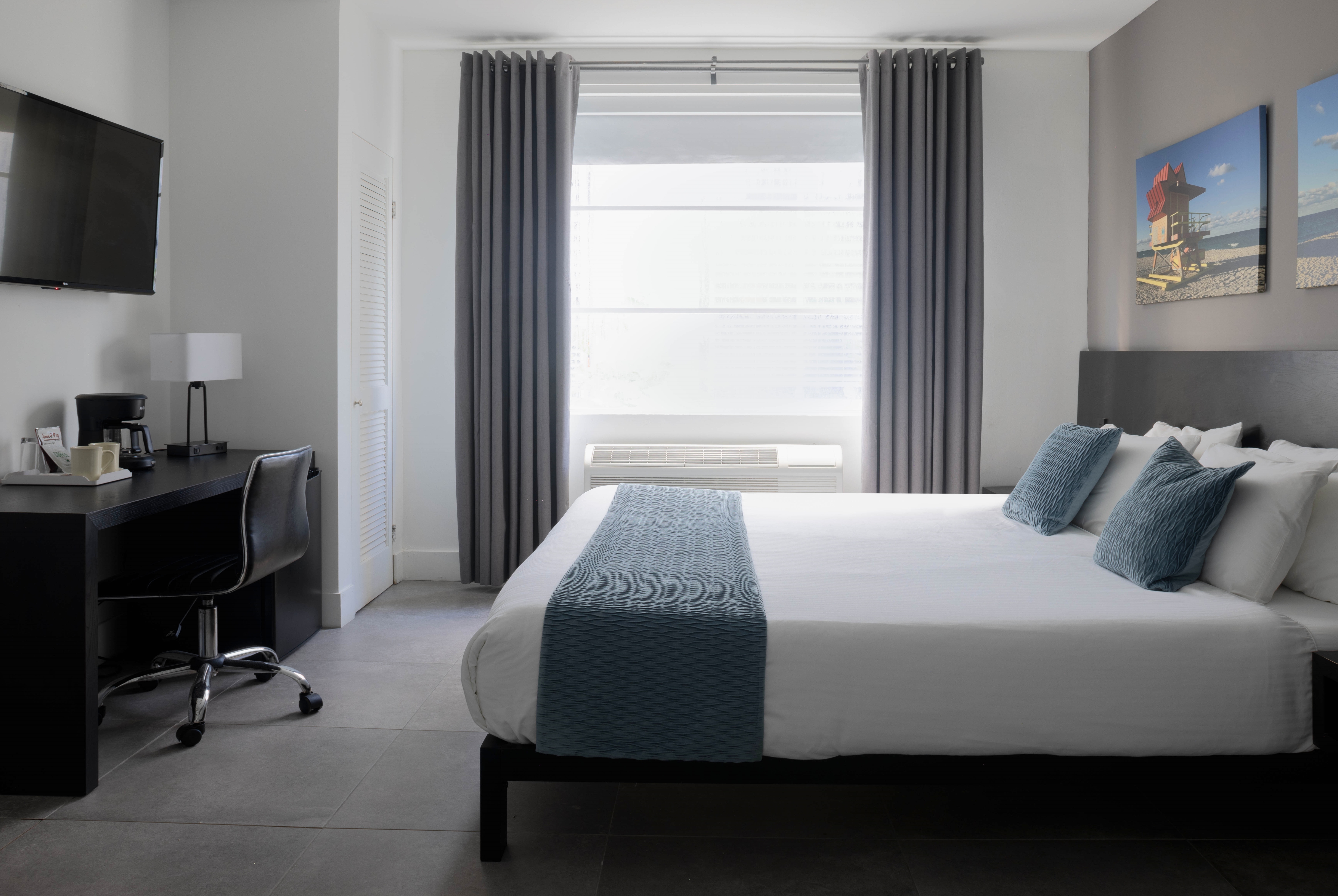 Guest room at the MB Hotel, Trademark Collection by Wyndham in Miami Beach, Florida