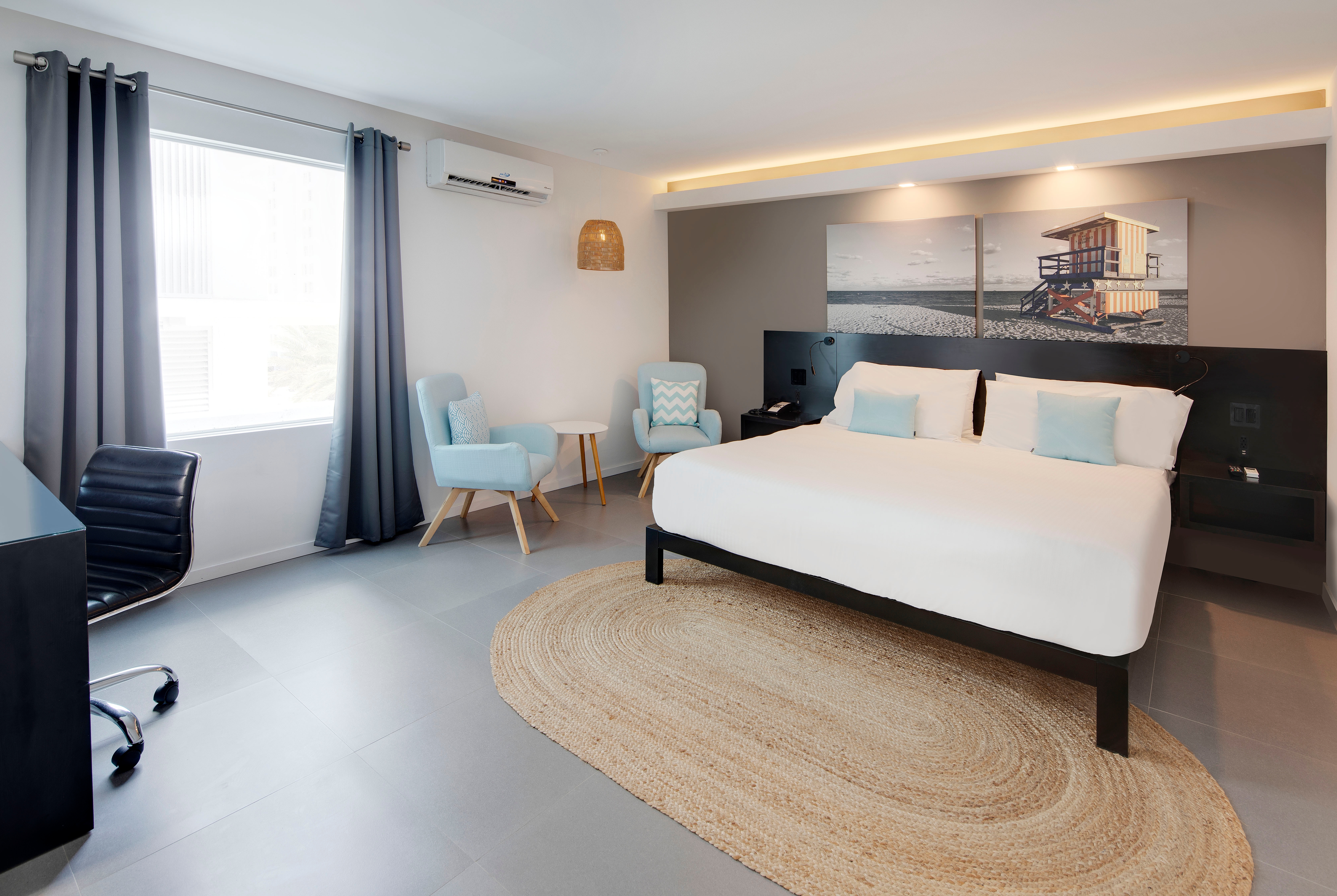 Guest room at the MB Hotel, Trademark Collection by Wyndham in Miami Beach, Florida