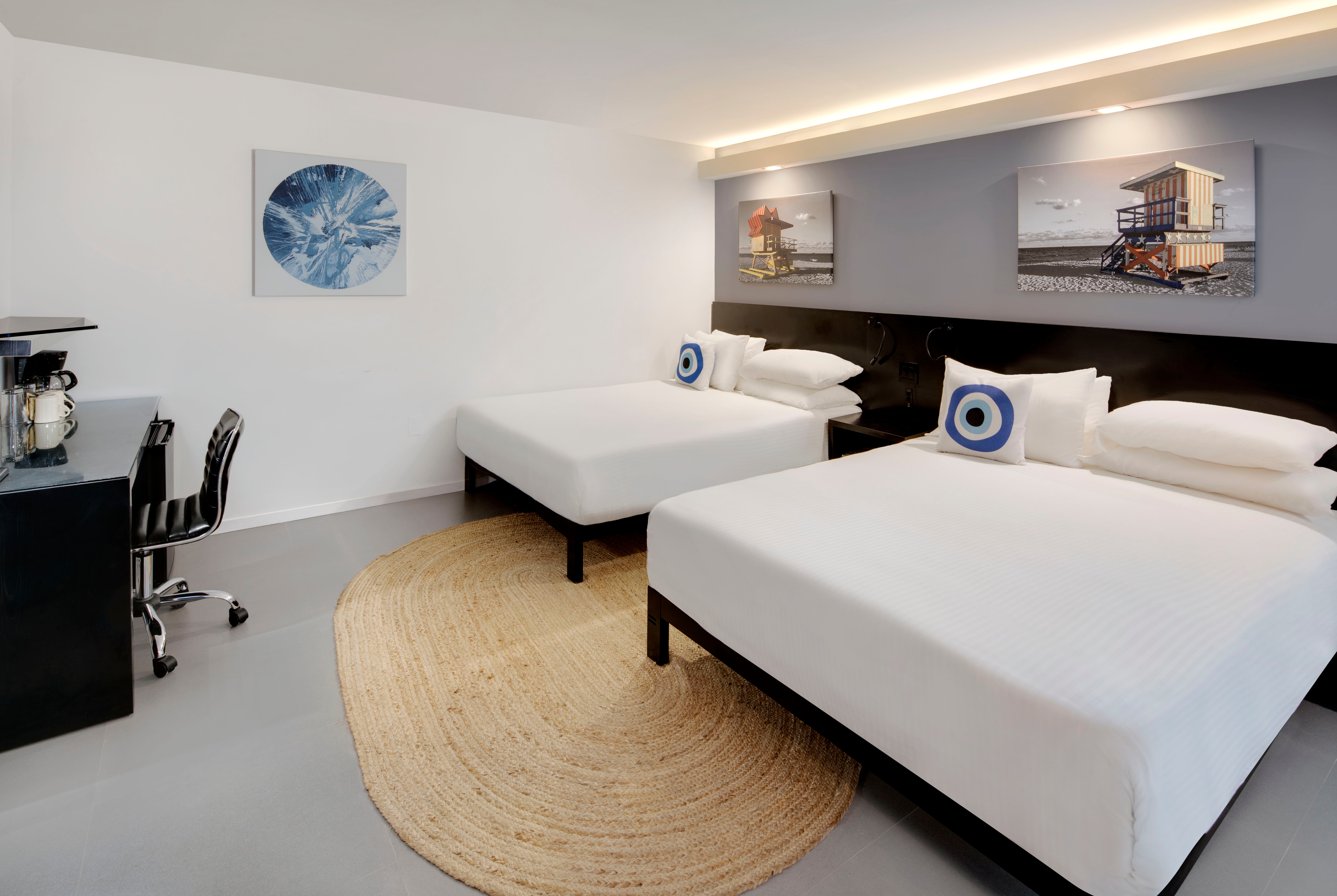 Guest room at the MB Hotel, Trademark Collection by Wyndham in Miami Beach, Florida