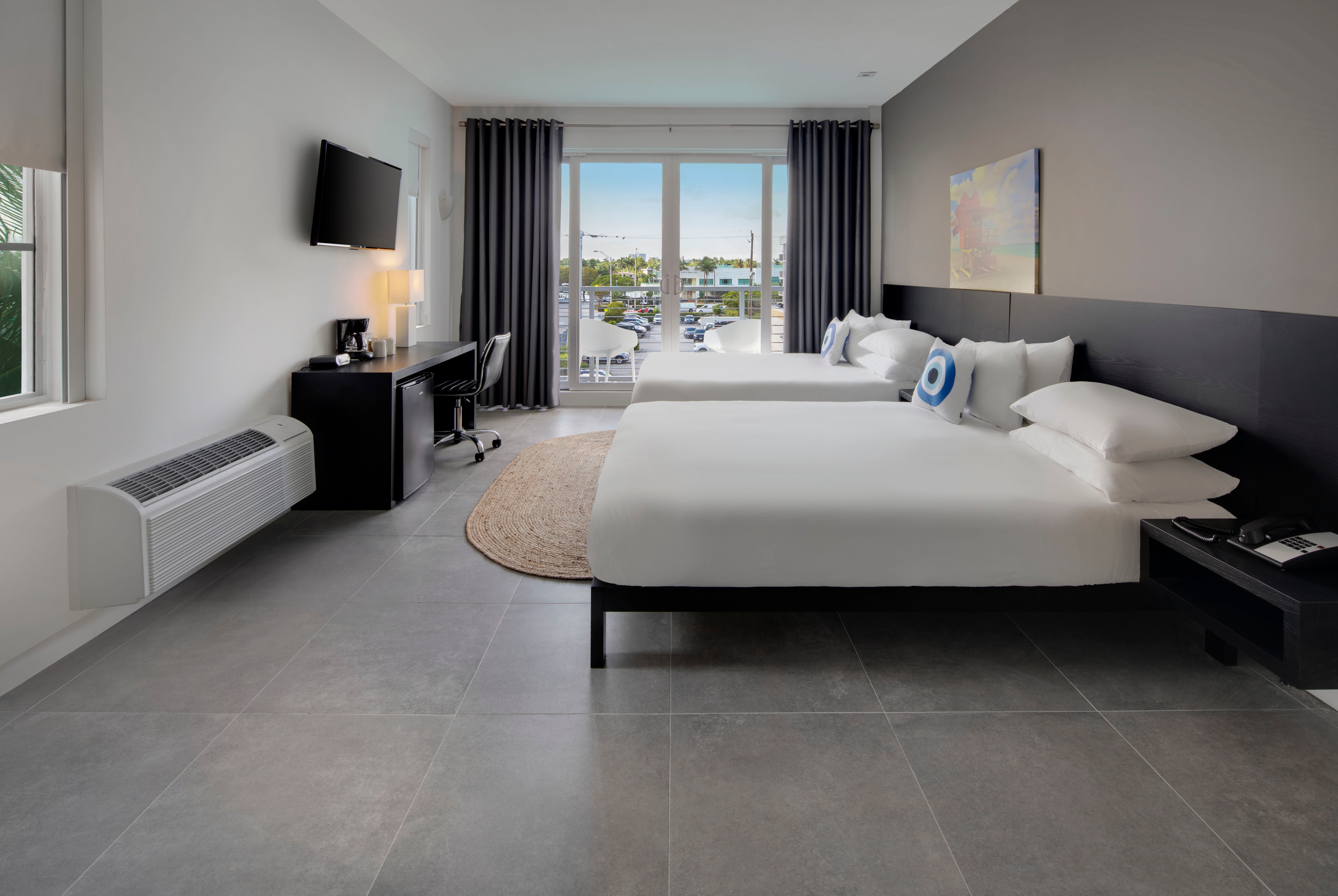 Guest room at the MB Hotel, Trademark Collection by Wyndham in Miami Beach, Florida