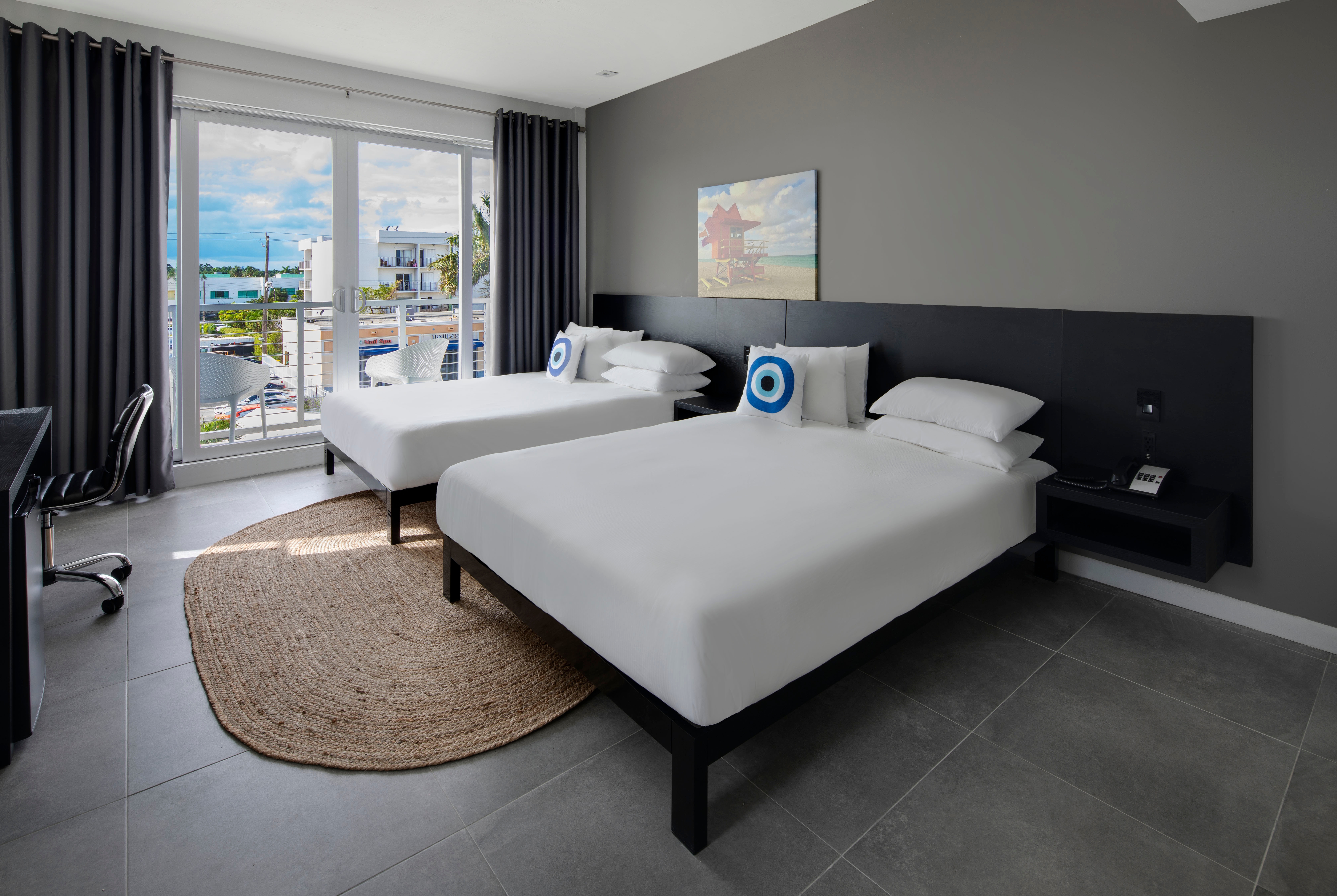 Guest room at the MB Hotel, Trademark Collection by Wyndham in Miami Beach, Florida