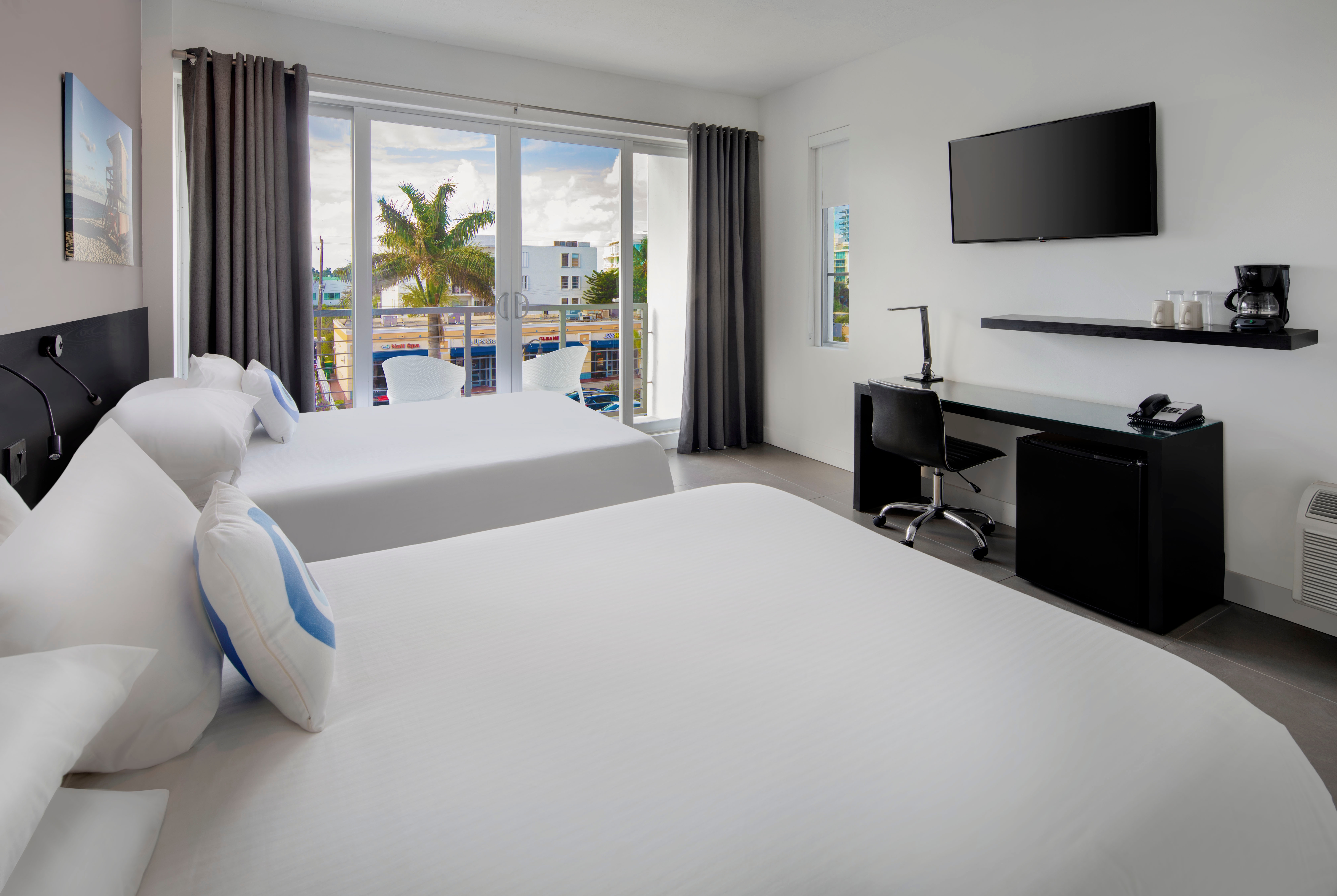 Guest room at the MB Hotel, Trademark Collection by Wyndham in Miami Beach, Florida