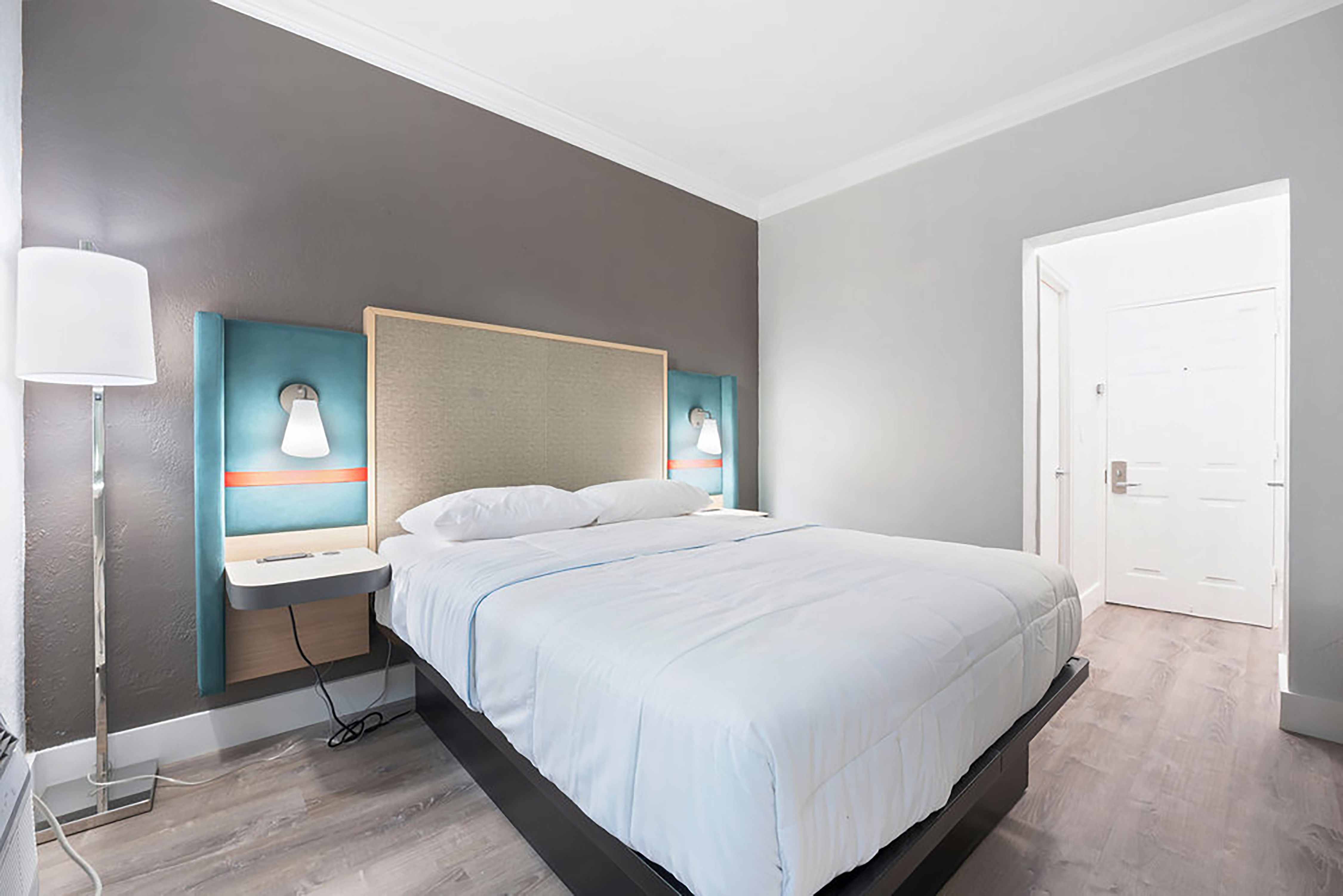 Guest room at the Atrium Hotel, Trademark Collection by Wyndham in Miami Springs, Florida