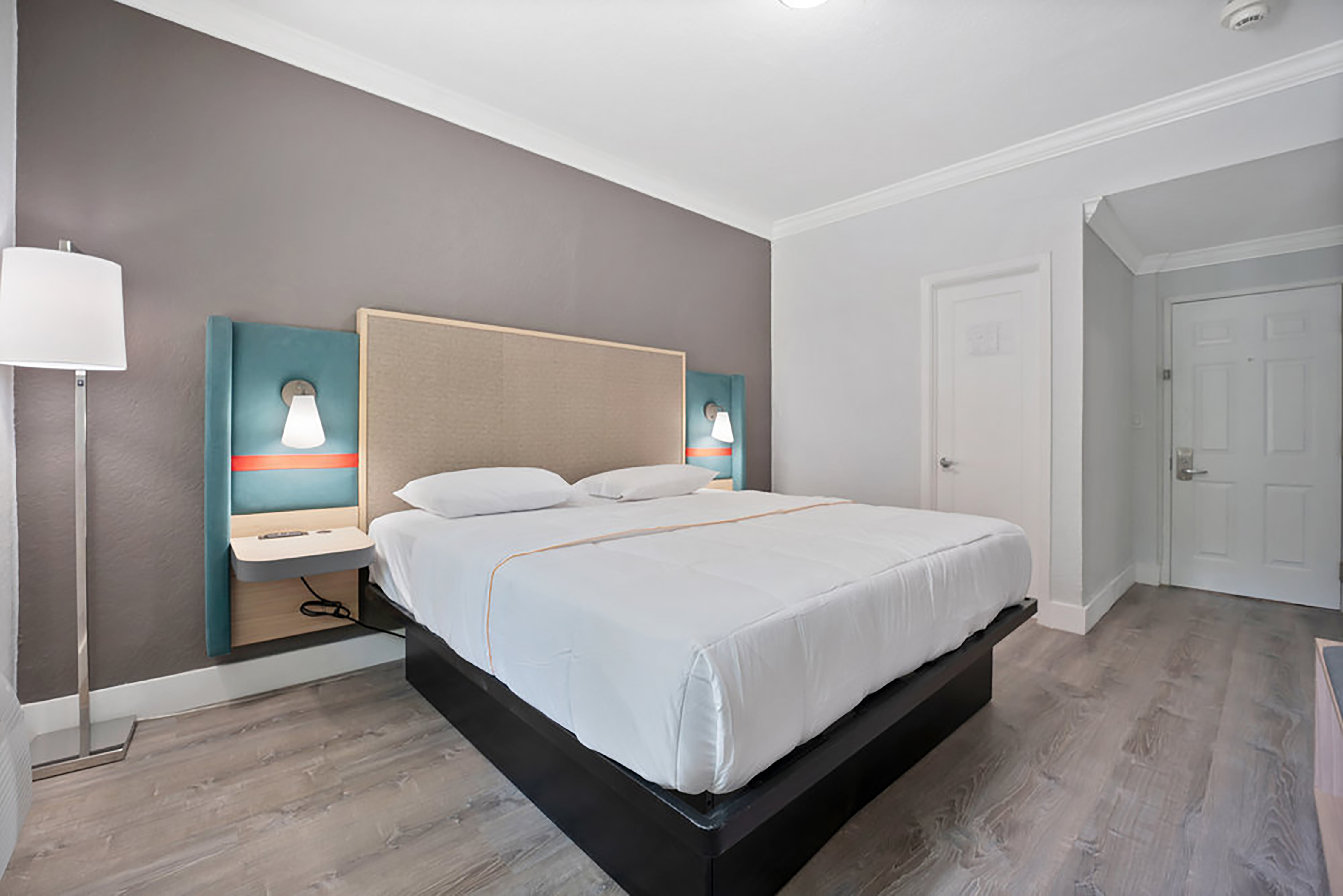 Guest room at the Atrium Hotel, Trademark Collection by Wyndham in Miami Springs, Florida