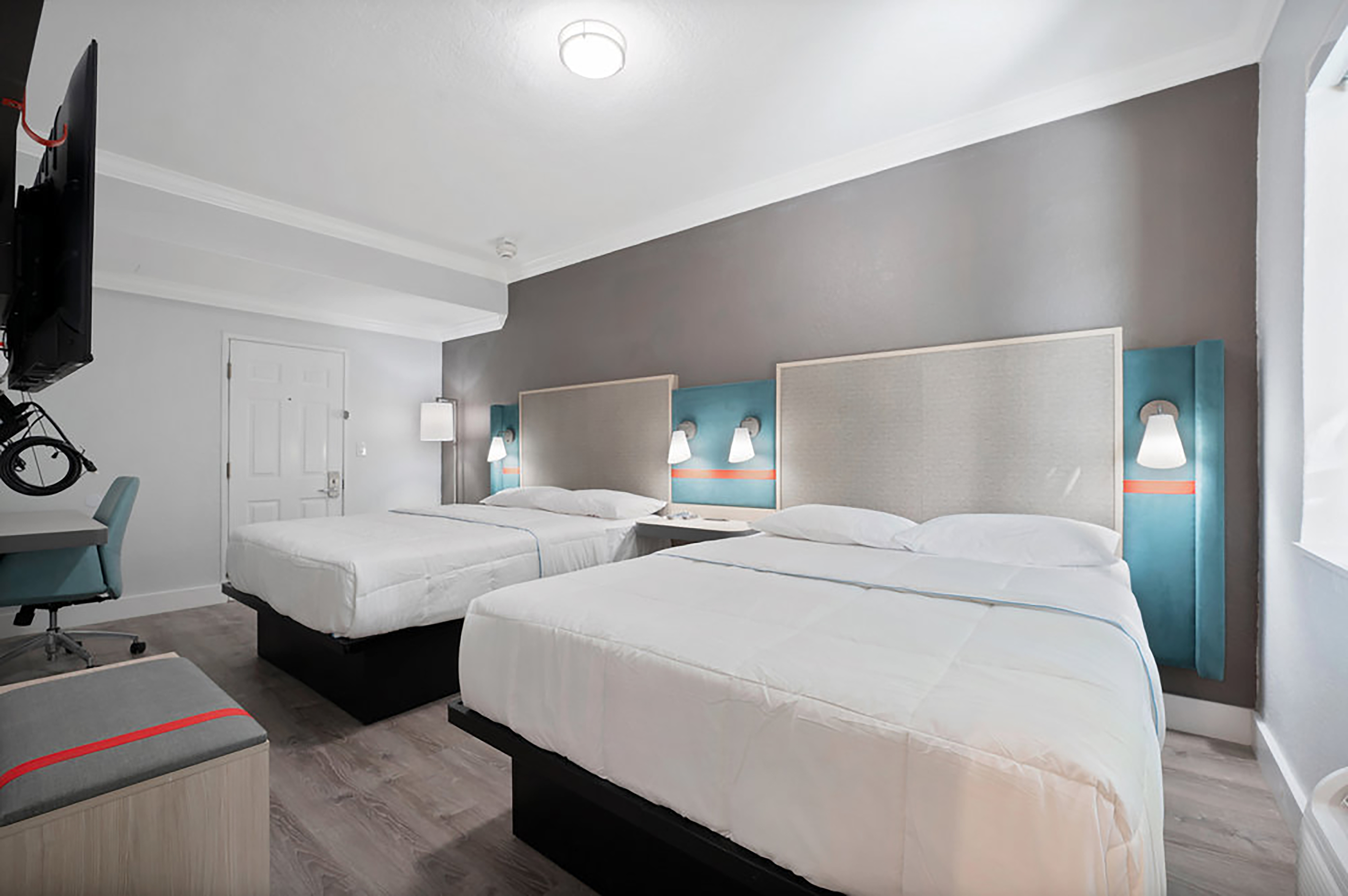 Guest room at the Atrium Hotel, Trademark Collection by Wyndham in Miami Springs, Florida