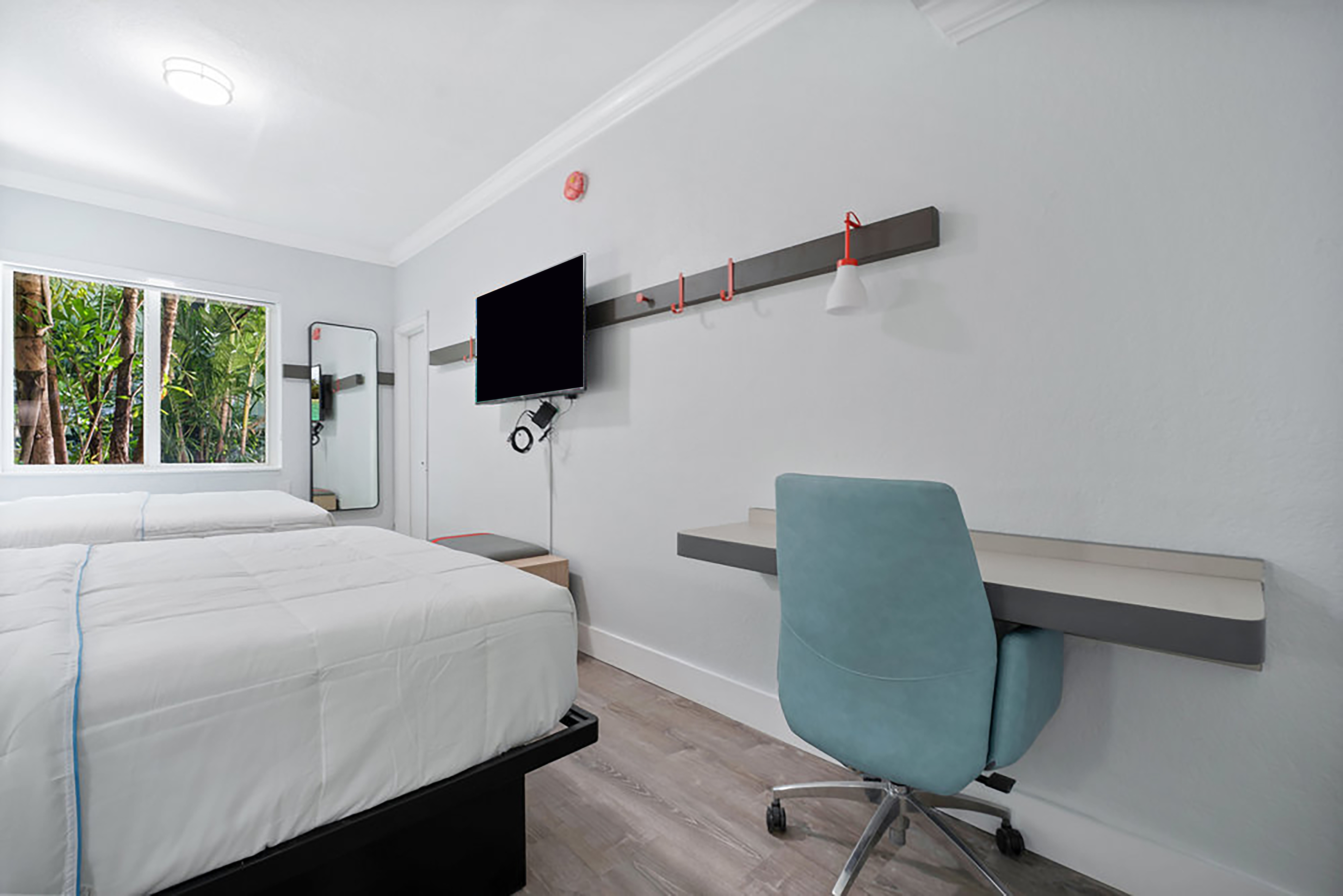 Guest room at the Atrium Hotel, Trademark Collection by Wyndham in Miami Springs, Florida