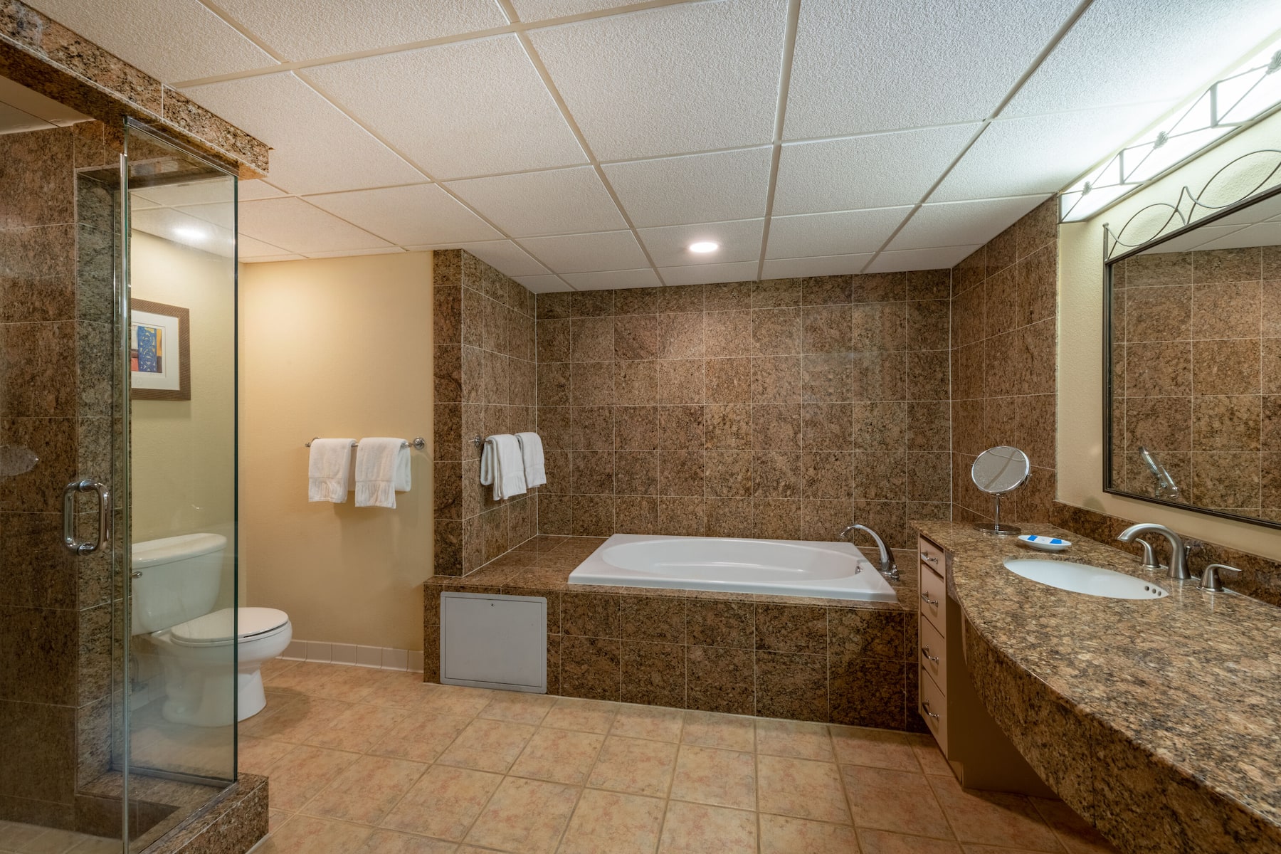 Guest room bath at the Safety Harbor Resort & Spa, Trademark Collection by Wyndham in Safety Harbor, Florida