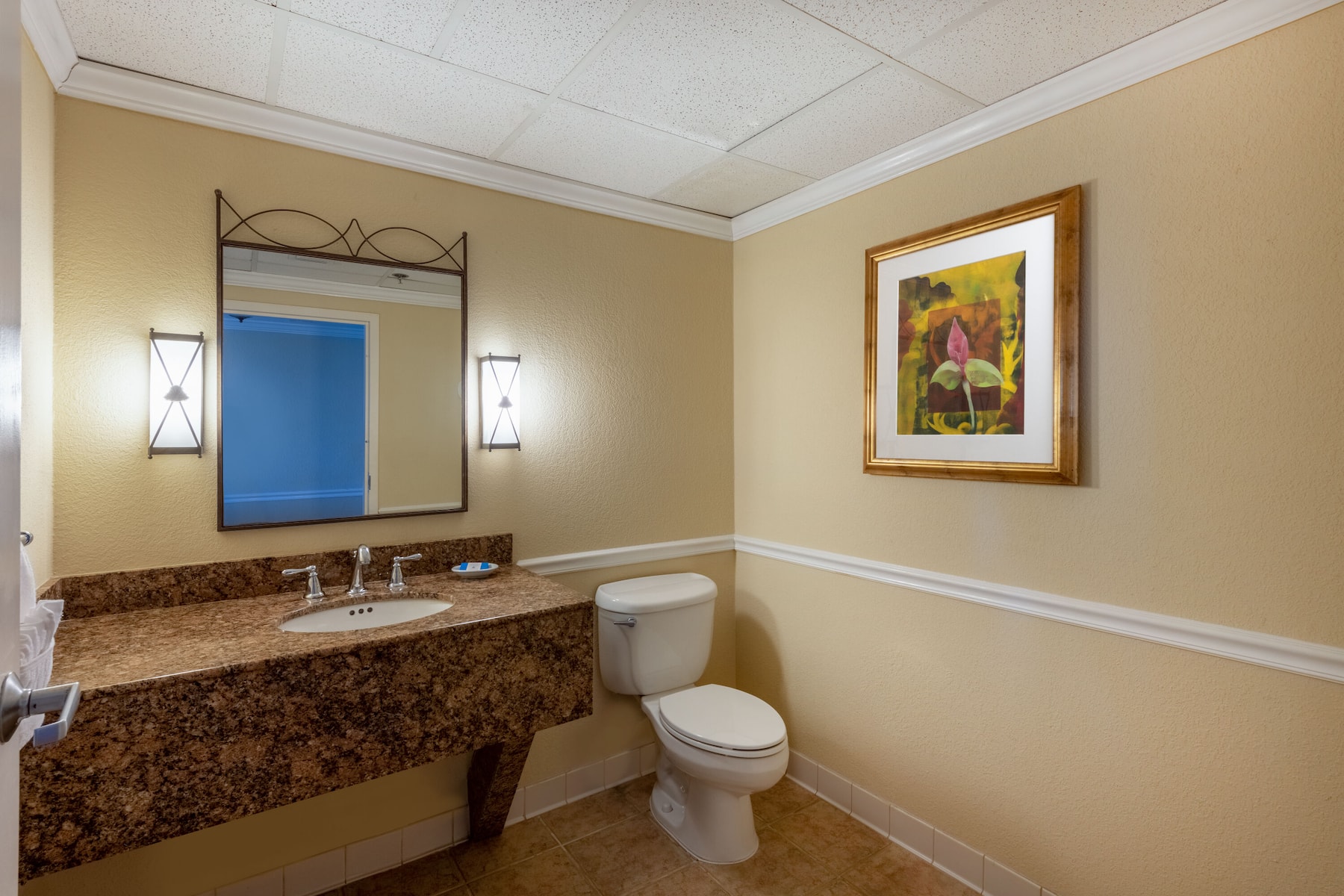 Guest room bath at the Safety Harbor Resort & Spa, Trademark Collection by Wyndham in Safety Harbor, Florida