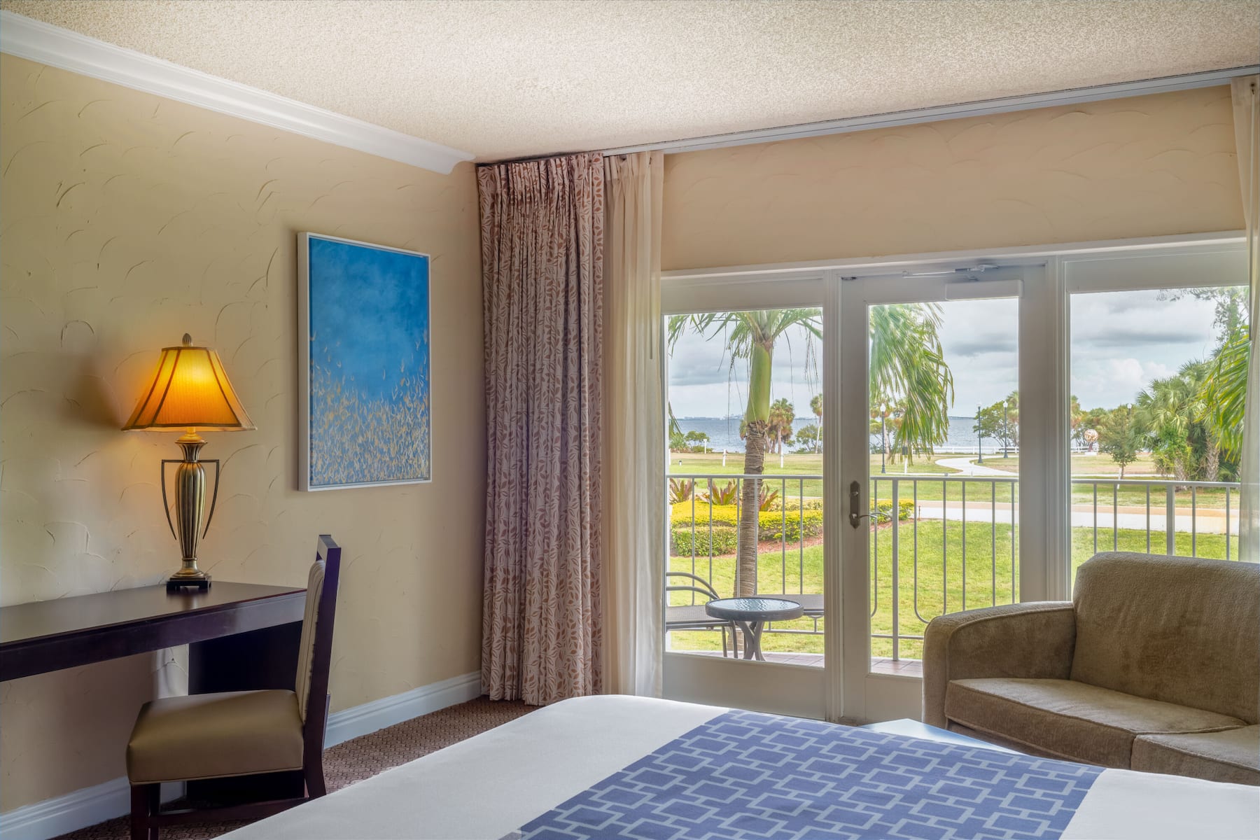 Guest room at the Safety Harbor Resort & Spa, Trademark Collection by Wyndham in Safety Harbor, Florida