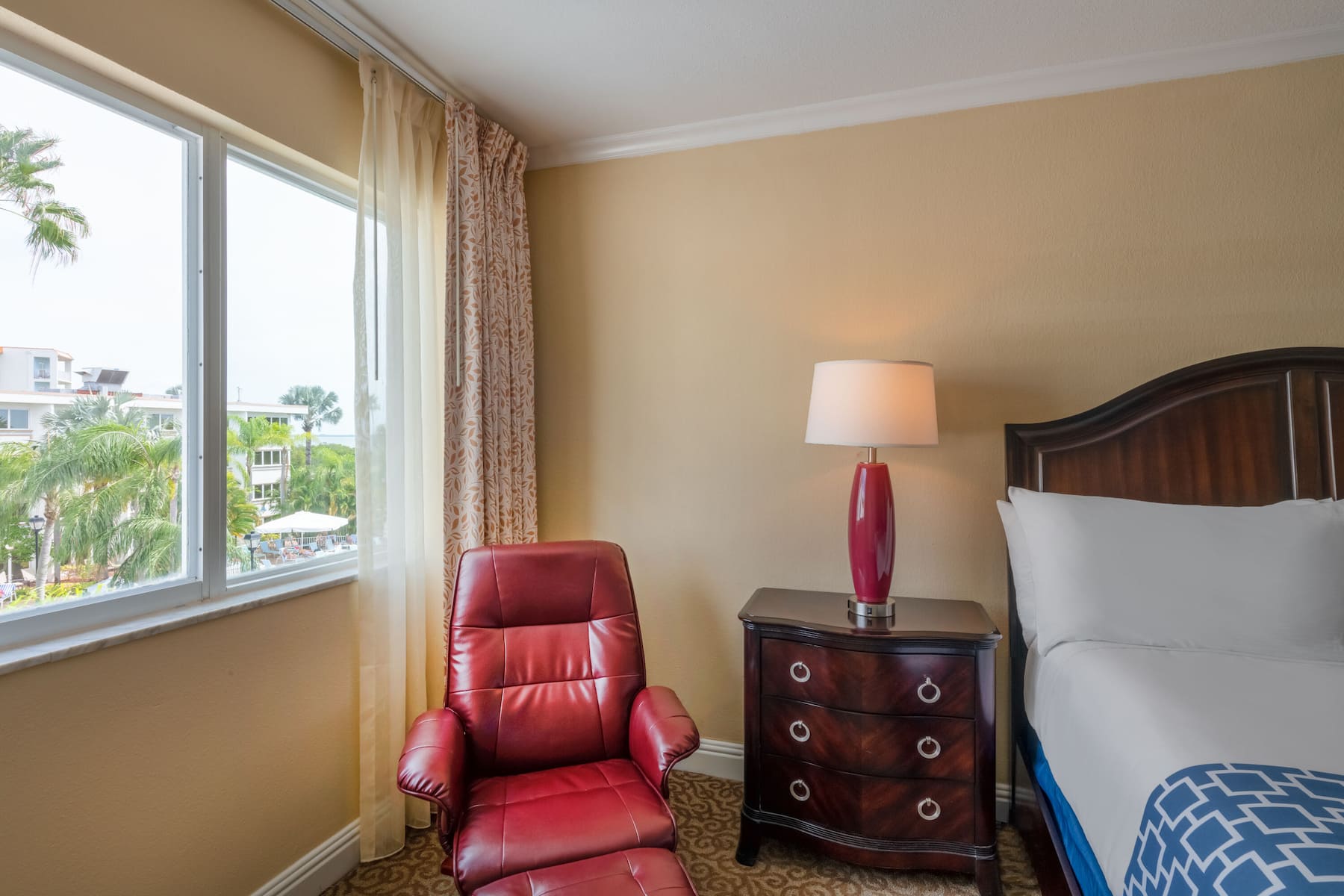 Guest room at the Safety Harbor Resort & Spa, Trademark Collection by Wyndham in Safety Harbor, Florida