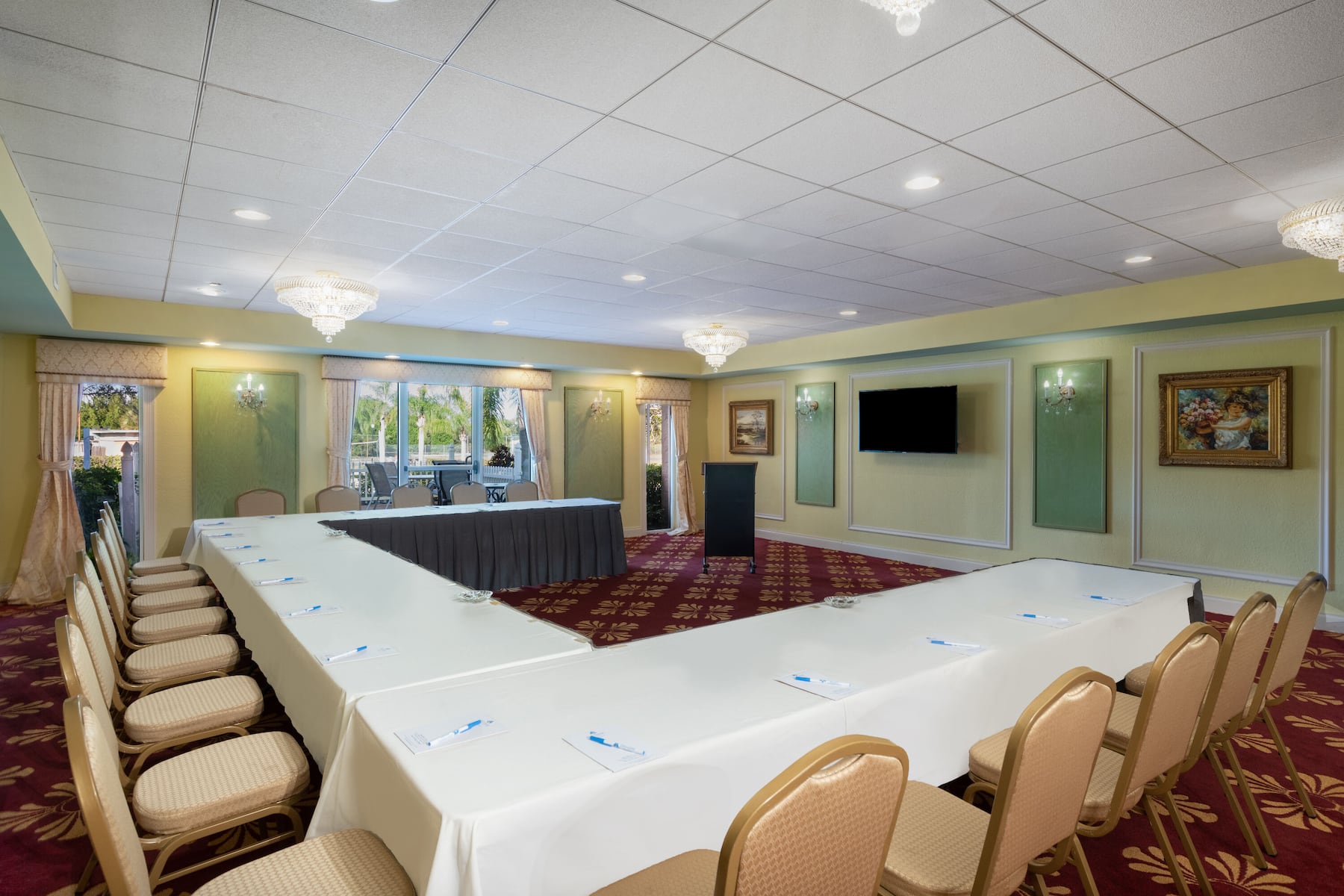 Hollow square meeting room at Safety Harbor Resort & Spa, Trademark Collection by Wyndham in Safety Harbor, Florida