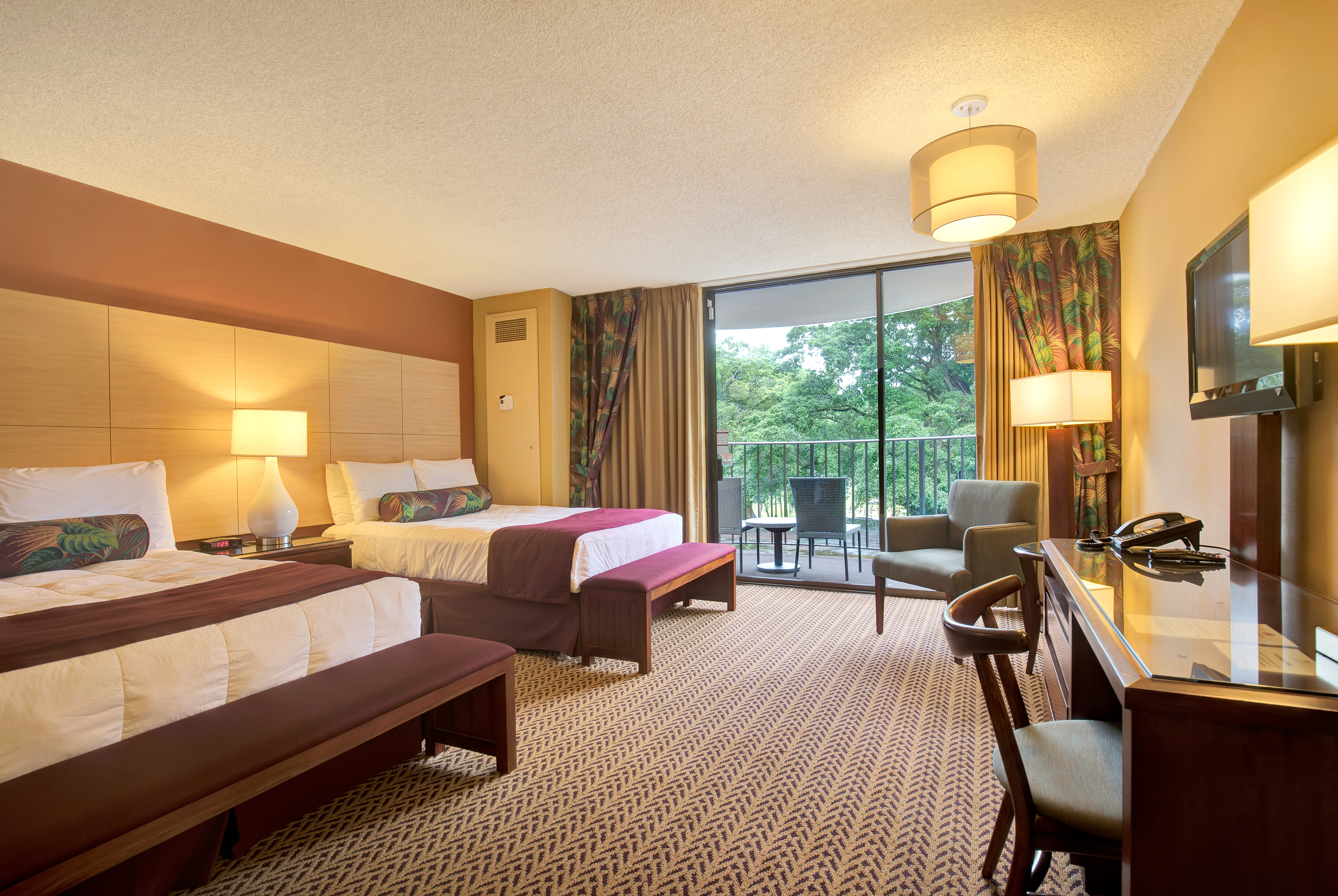 Guest room at the Hilo Hawaiian Hotel, Trademark Collection by Wyndham in Hilo, Hawaii