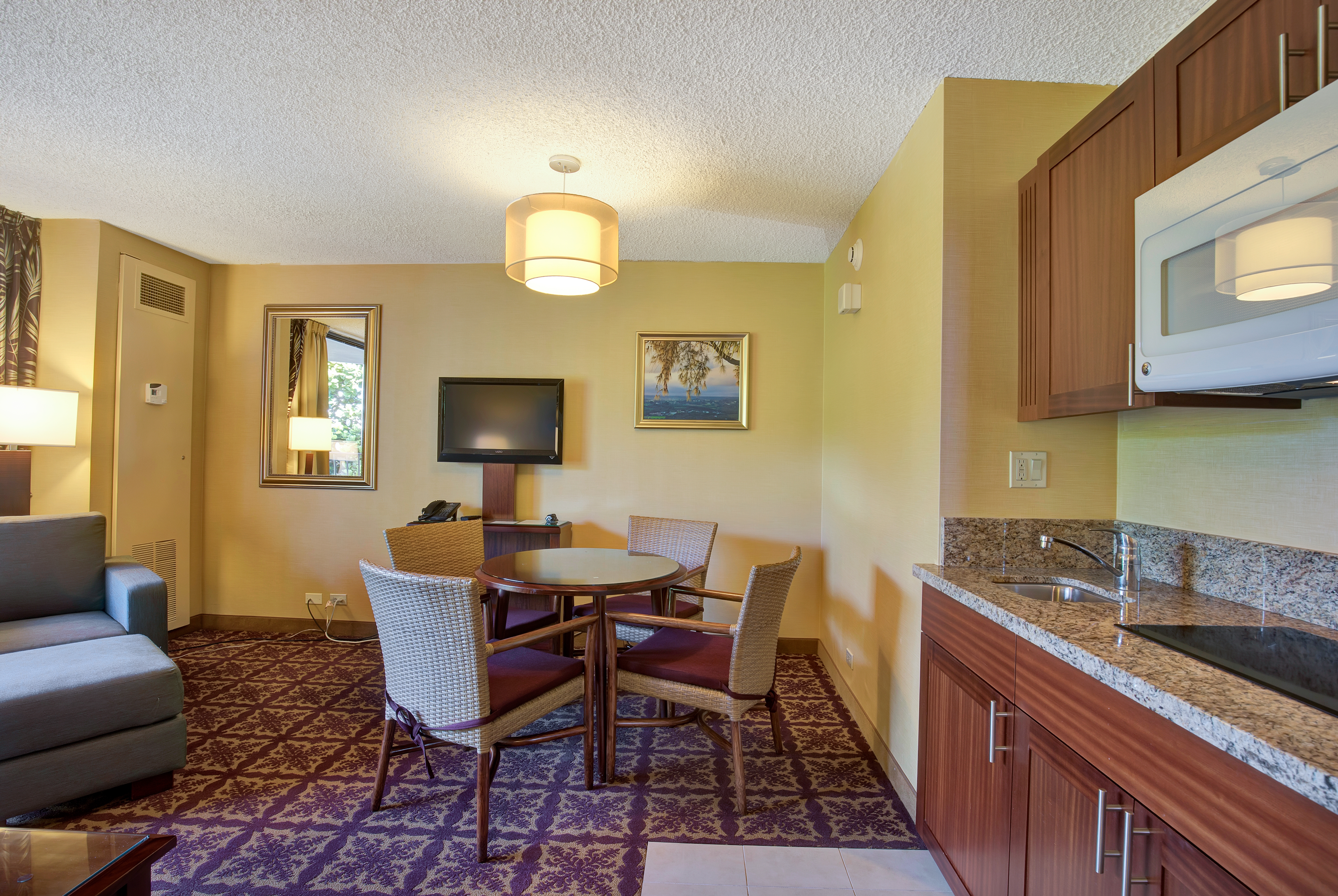 Guest room at the Hilo Hawaiian Hotel, Trademark Collection by Wyndham in Hilo, Hawaii