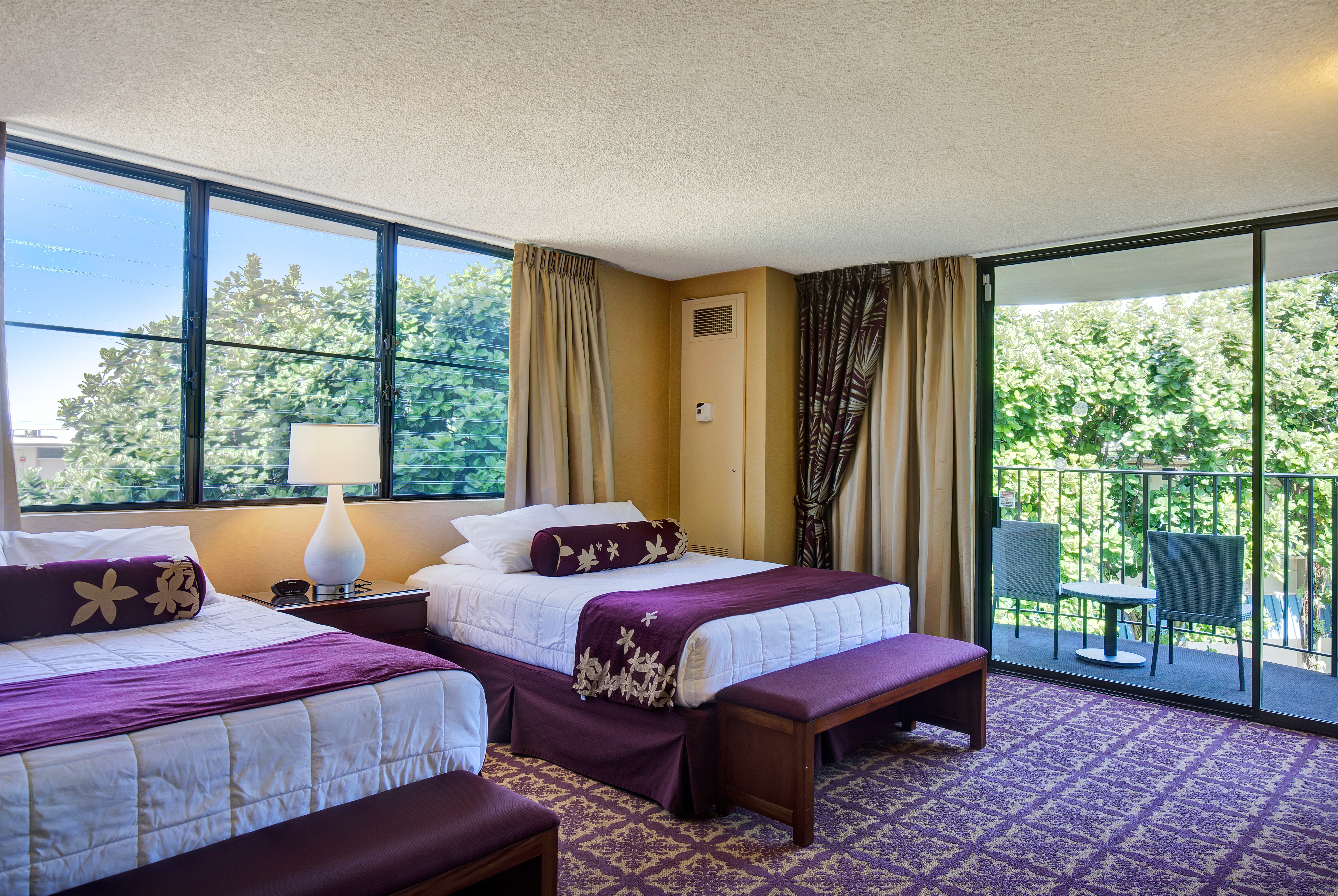 Guest room at the Hilo Hawaiian Hotel, Trademark Collection by Wyndham in Hilo, Hawaii