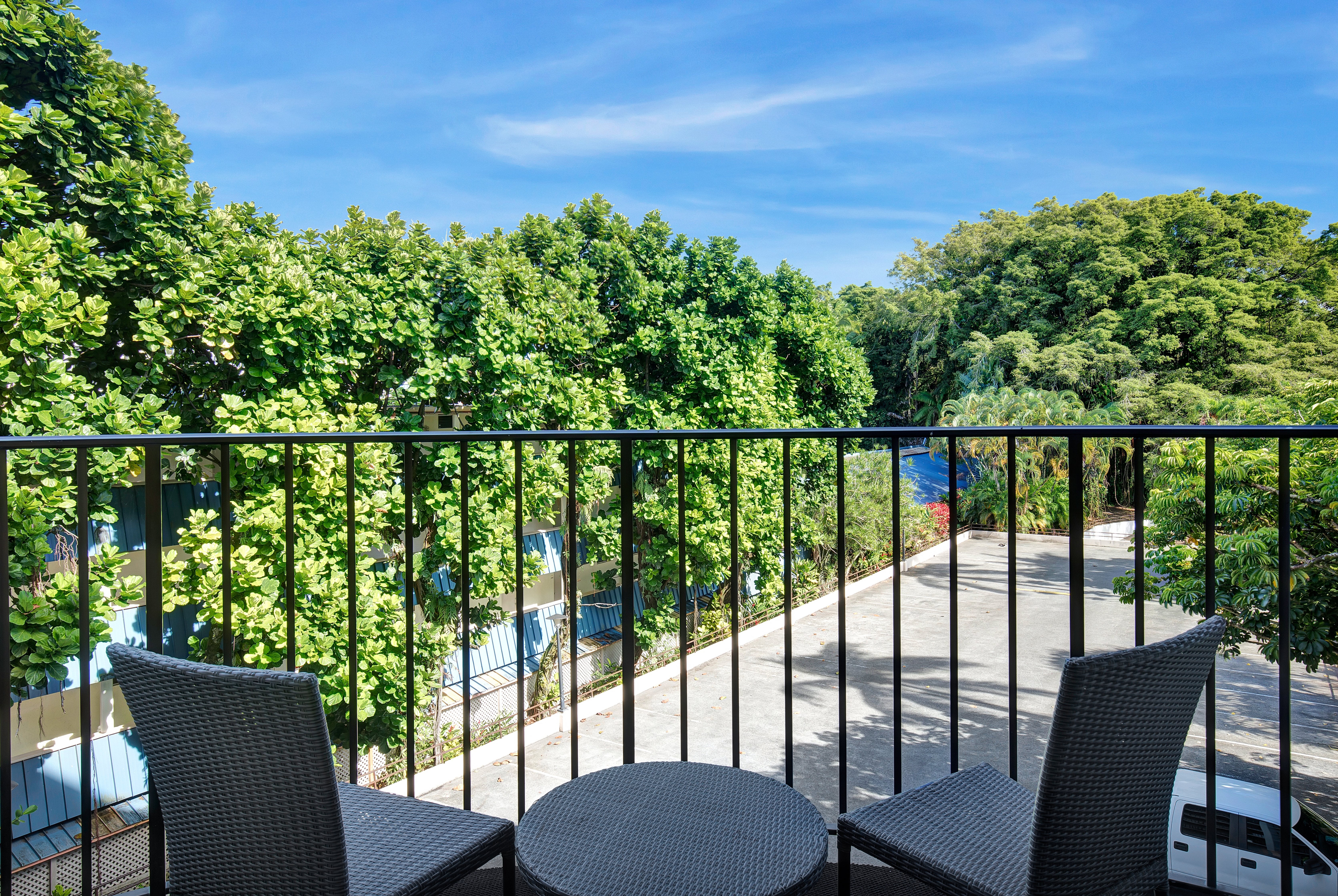 Guest room at the Hilo Hawaiian Hotel, Trademark Collection by Wyndham in Hilo, Hawaii
