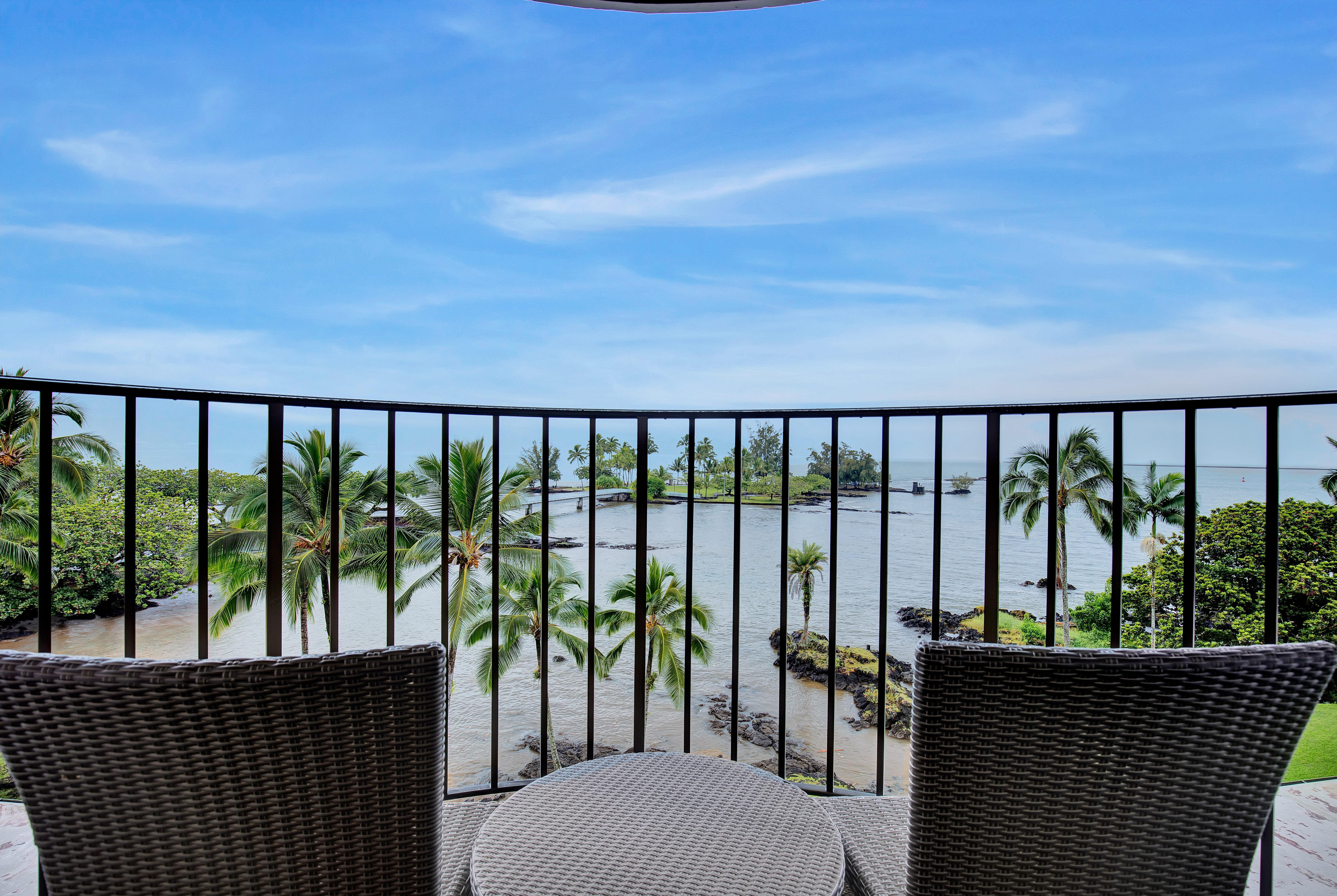 Guest room at the Hilo Hawaiian Hotel, Trademark Collection by Wyndham in Hilo, Hawaii