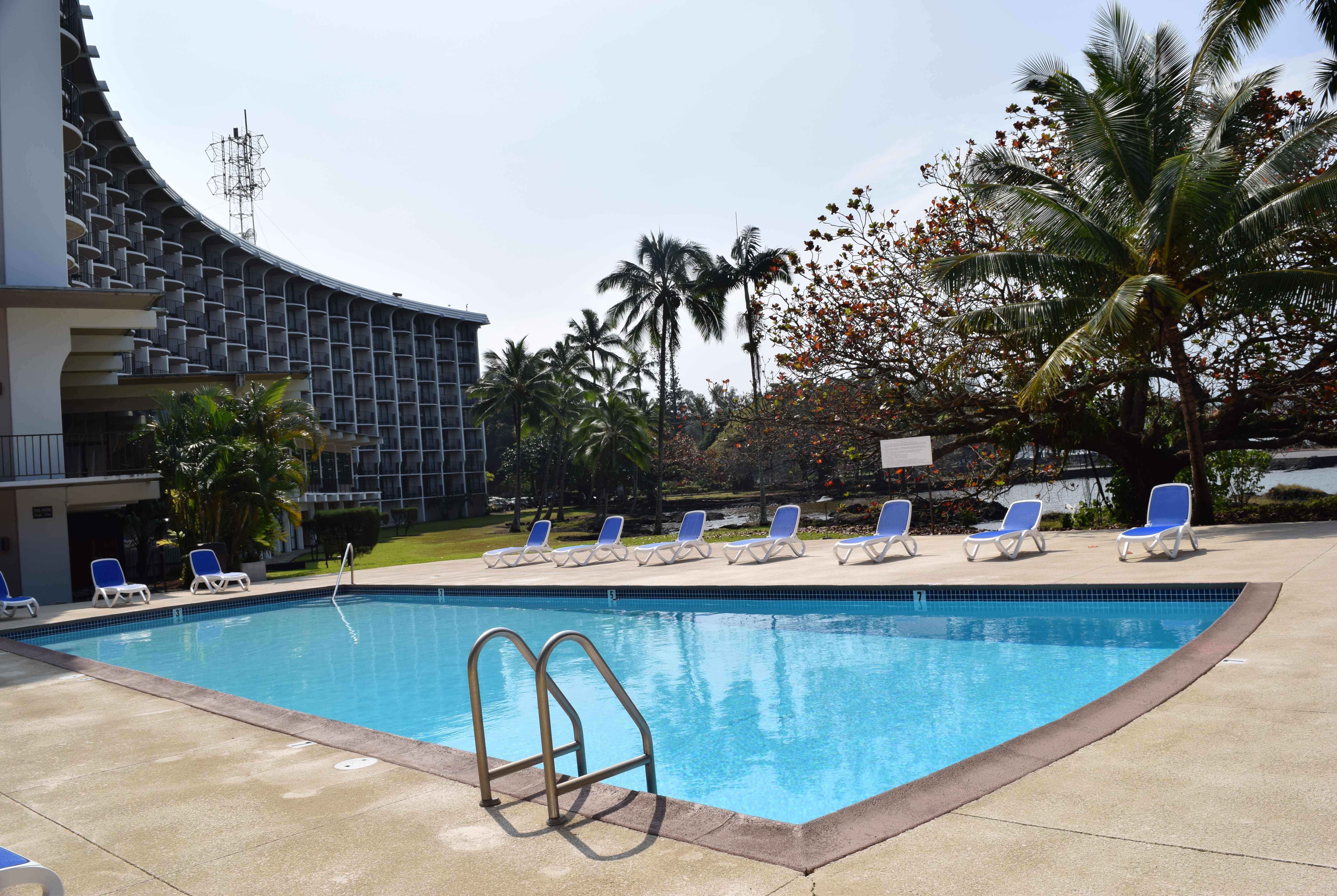 Pool at the Hilo Hawaiian Hotel, Trademark Collection by Wyndham in Hilo, Hawaii