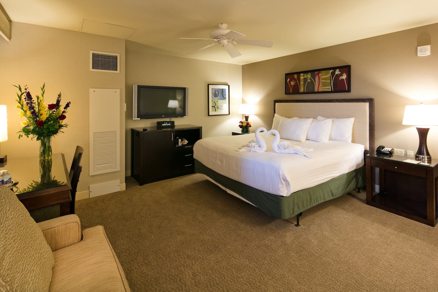 Guest room at the Isle Casino Hotel Bettendorf Trademark Collection by Wyndham in Bettendorf, Iowa