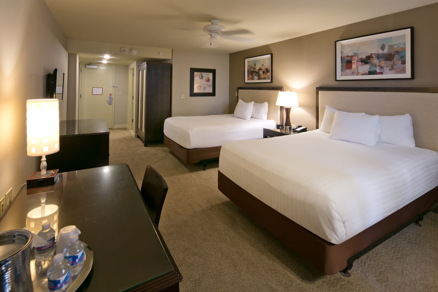 Guest room at the Isle Casino Hotel Bettendorf Trademark Collection by Wyndham in Bettendorf, Iowa