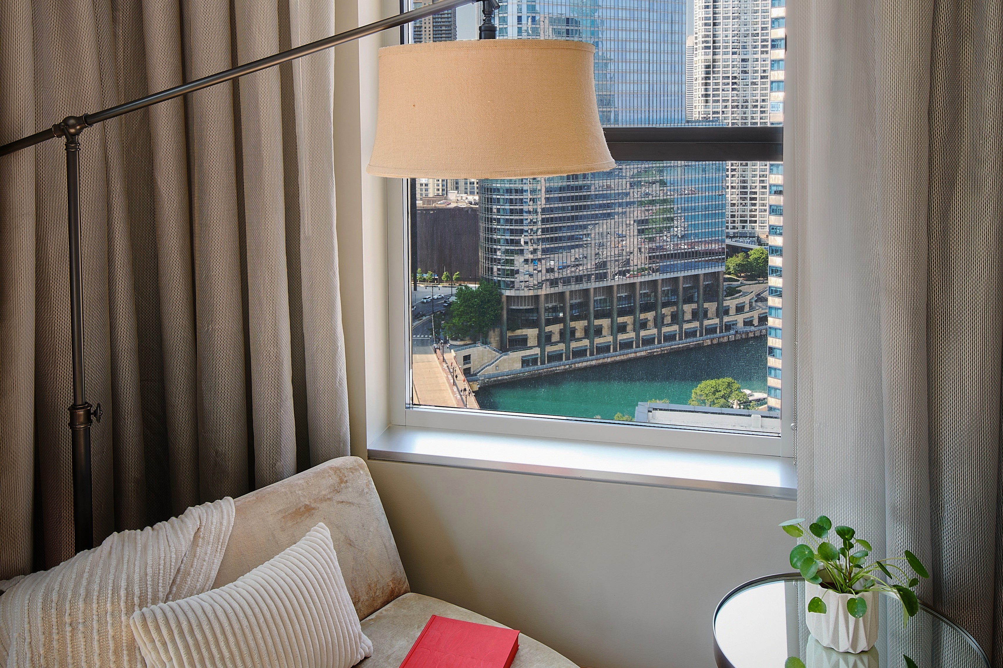 Guest room at the Sports Illustrated Resorts Chicago in Chicago, Illinois