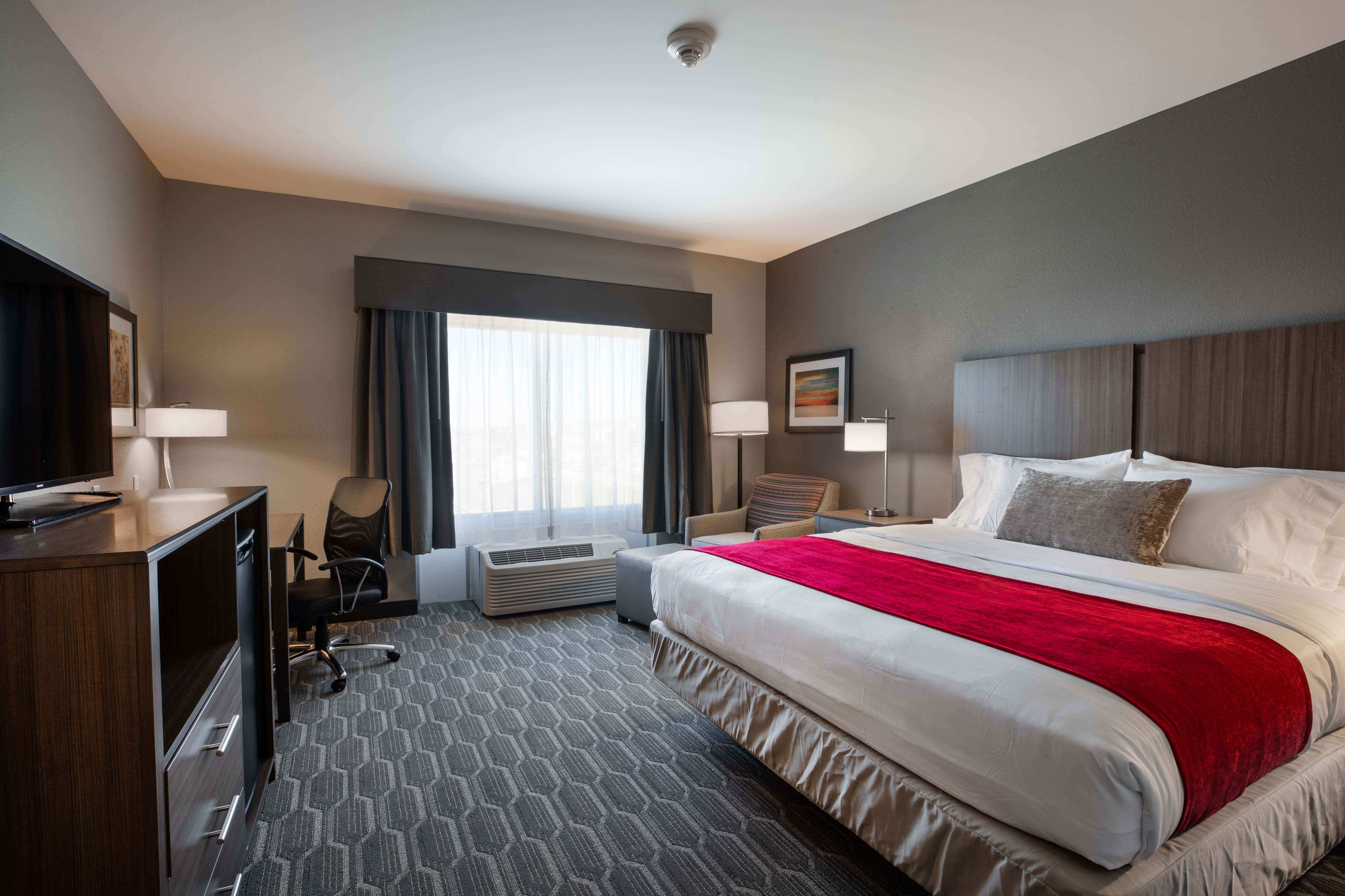 Guest room at the StoneHill Lawrence,Trademark Collection by Wyndham in Lawrence, Kansas