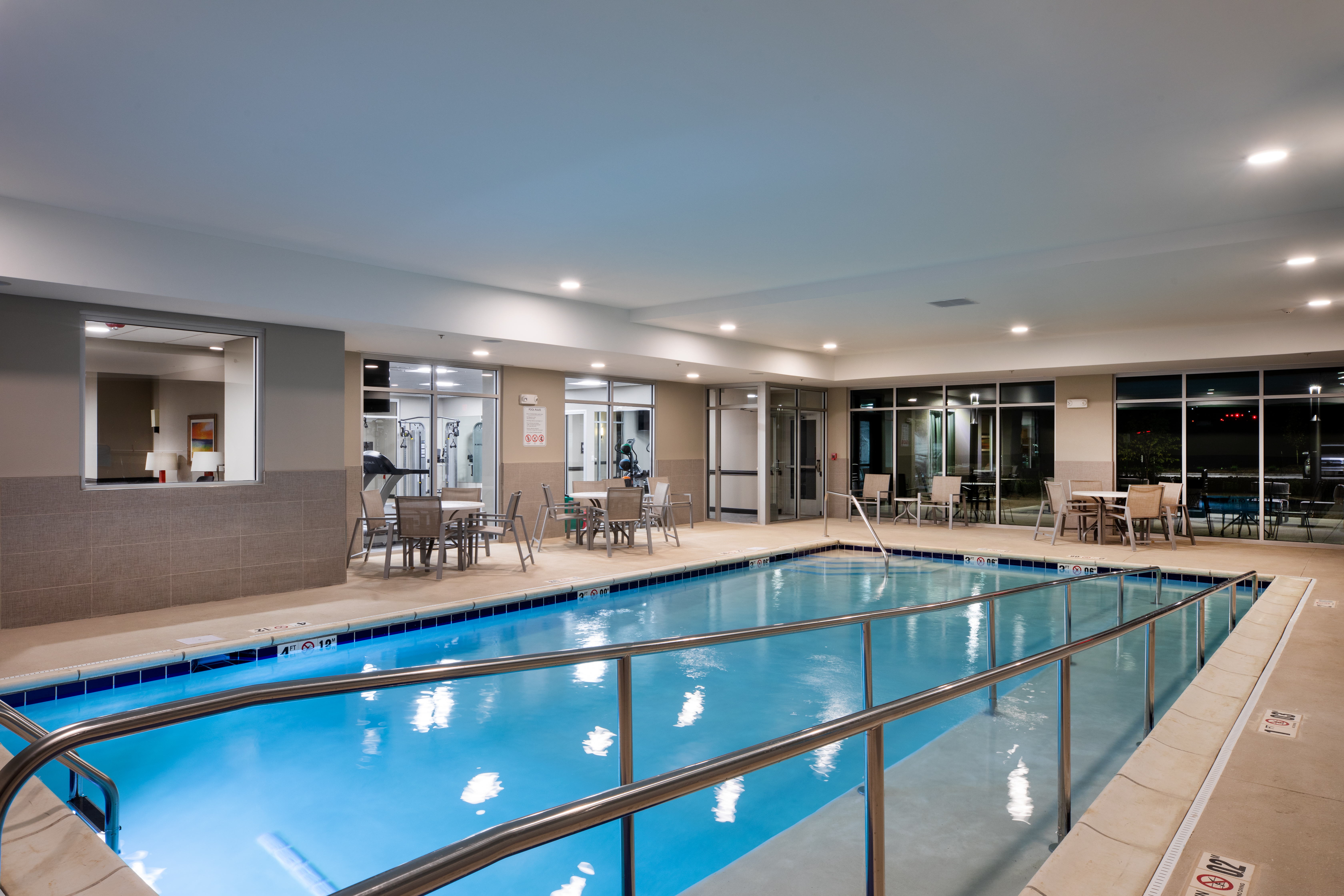 Indoor pool at the StoneHill Lawrence,Trademark Collection by Wyndham in Lawrence, Kansas