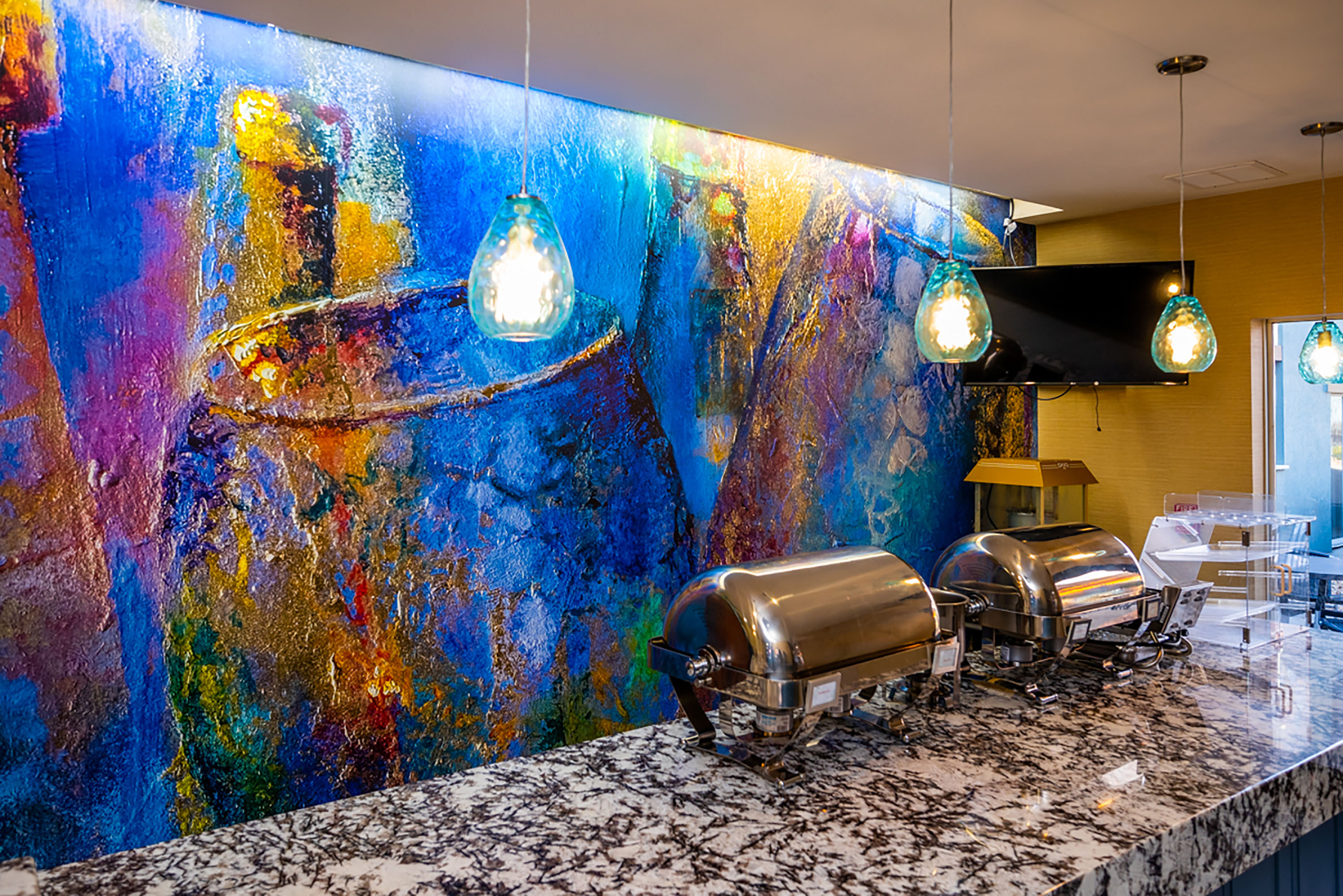 Endeavor Inn & Suites, Trademark Collection by Wyndham restaurant breakfast area close up in Topeka, Kansas