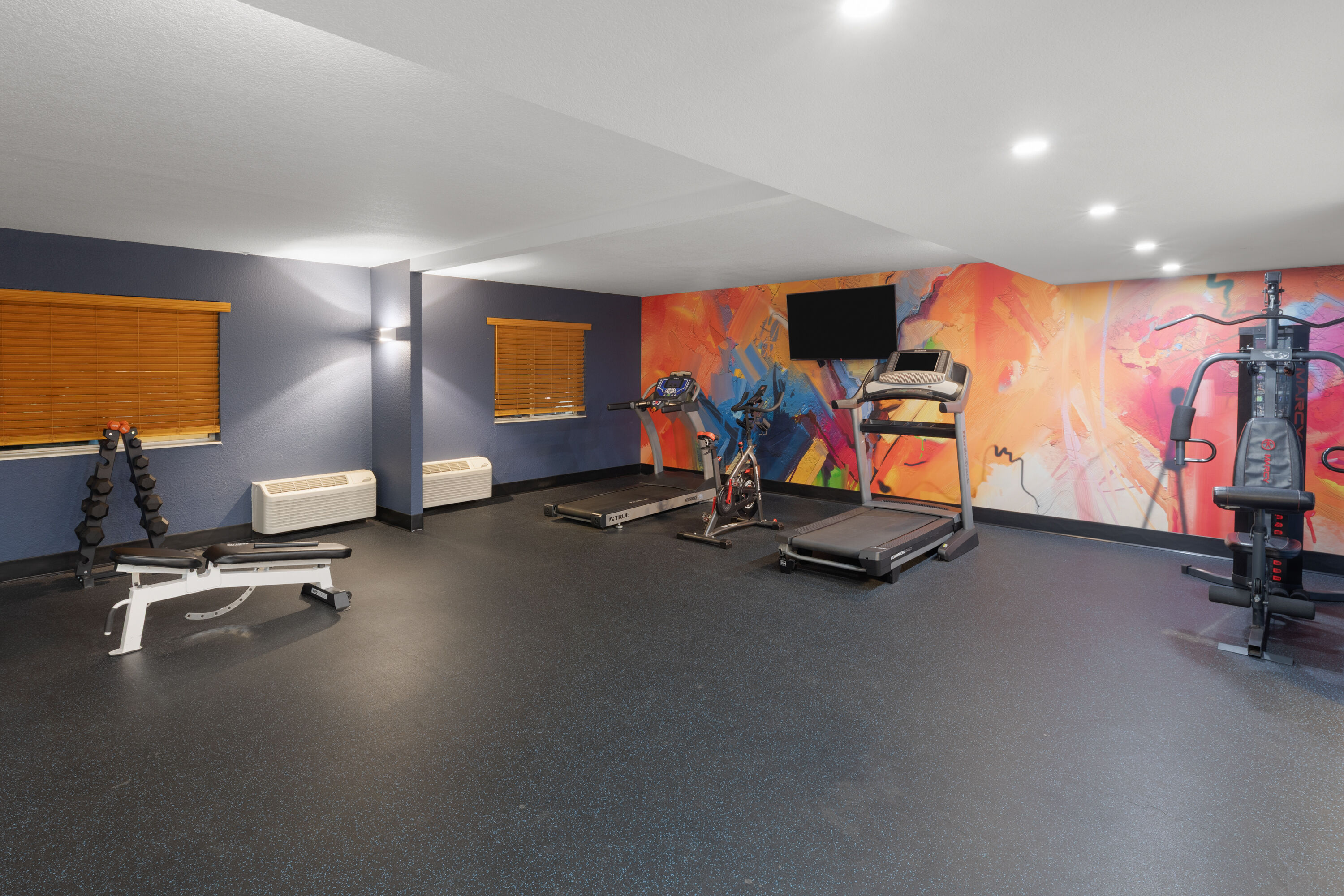 Fitness room at Endeavor Inn & Suites, Trademark Collection by Wyndham in Topeka, Kansas
