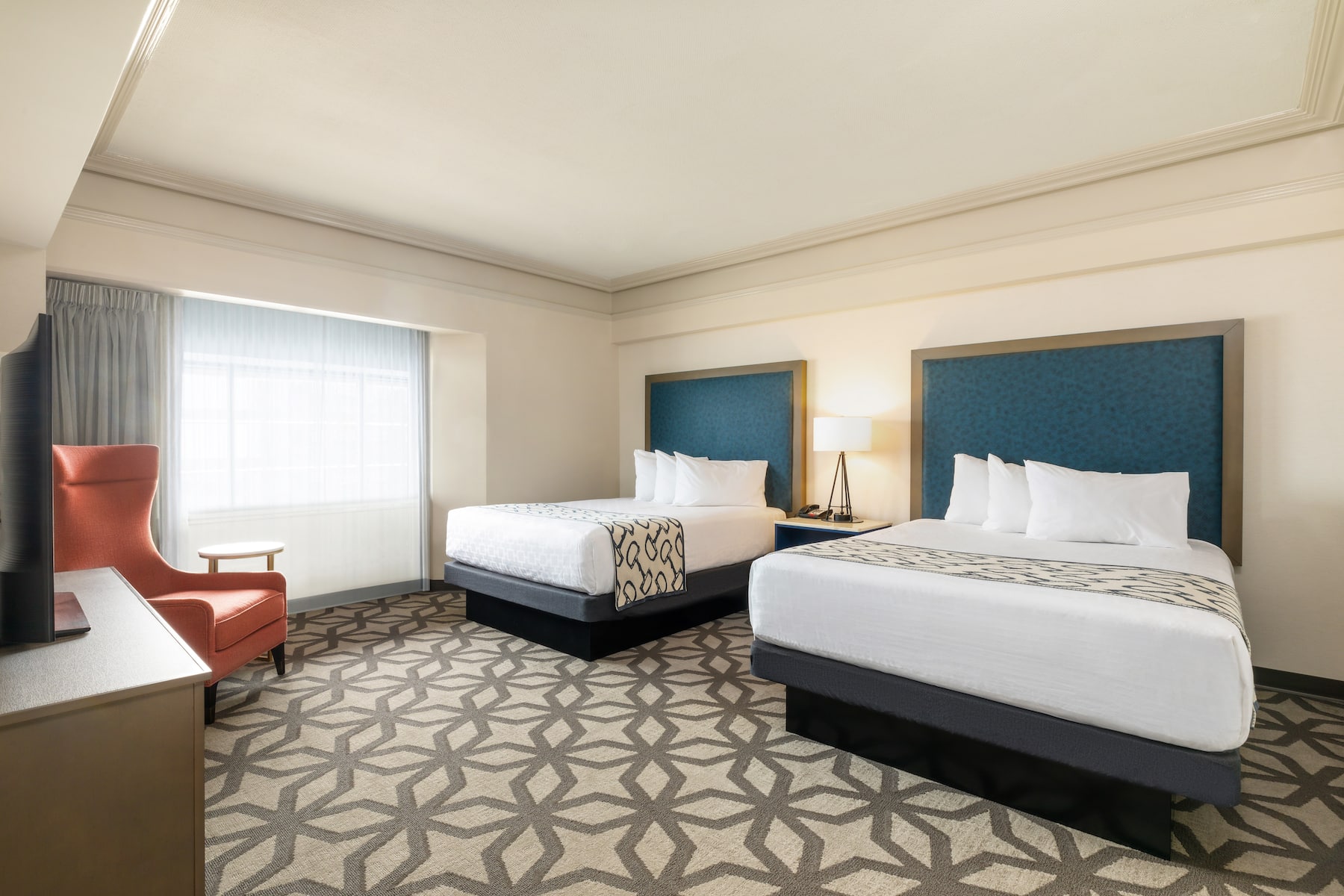 Guest room at the Galt House Hotel, Trademark Collection by Wyndham in Louisville, Kentucky