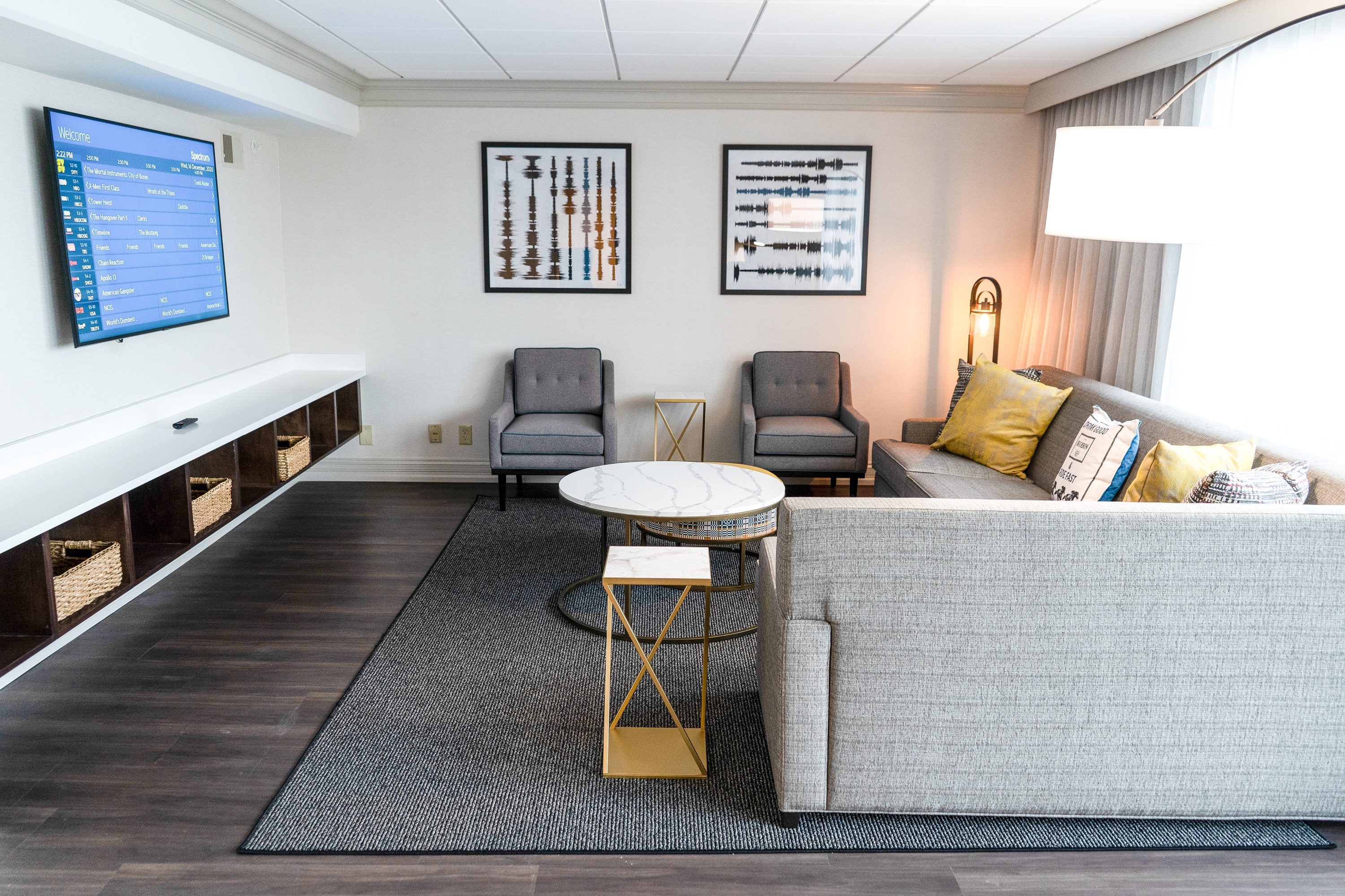 Guest room at the Galt House Hotel, Trademark Collection by Wyndham in Louisville, Kentucky